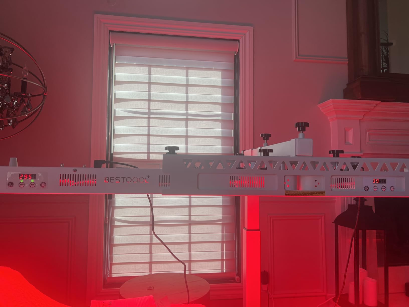 BestQool Red Light Therapy Panel, FSA-HSA 4 Wavelengths Full Body, 470W | 630-940nm Infrared Light Therapy, 300 LEDs Elite Grade Dual Chip, Large LED Light Lamp for Body, Face at Home, Modular Design customer photo 2
