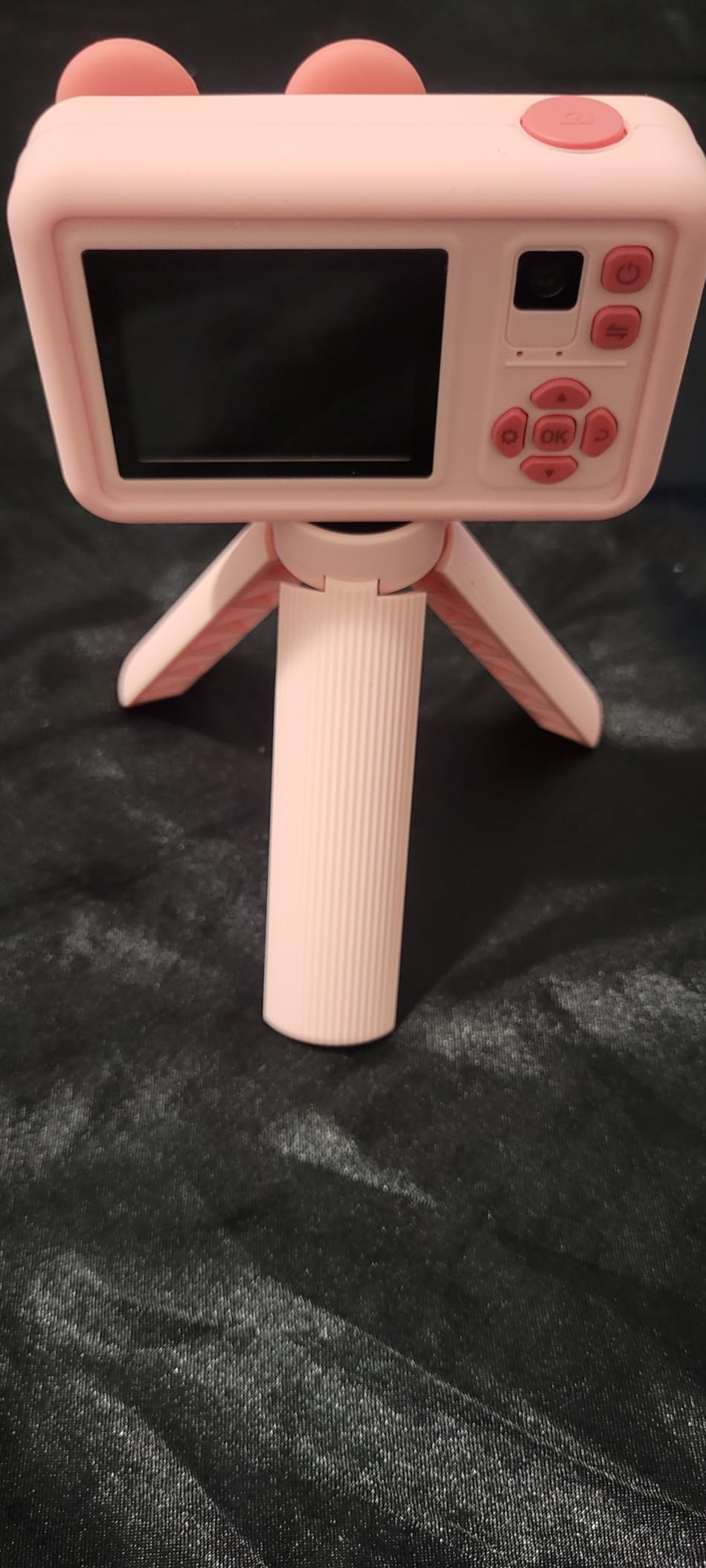 Mafiti Kids Camera, 26MP HD Mini Selfie Digital Camera for Kids, Toddler Camera 1080P Video, Outdoor Toy for Holiday, Birthday Xmas Gift for 3-8 Years Old Girl Boy, Blue customer photo 1