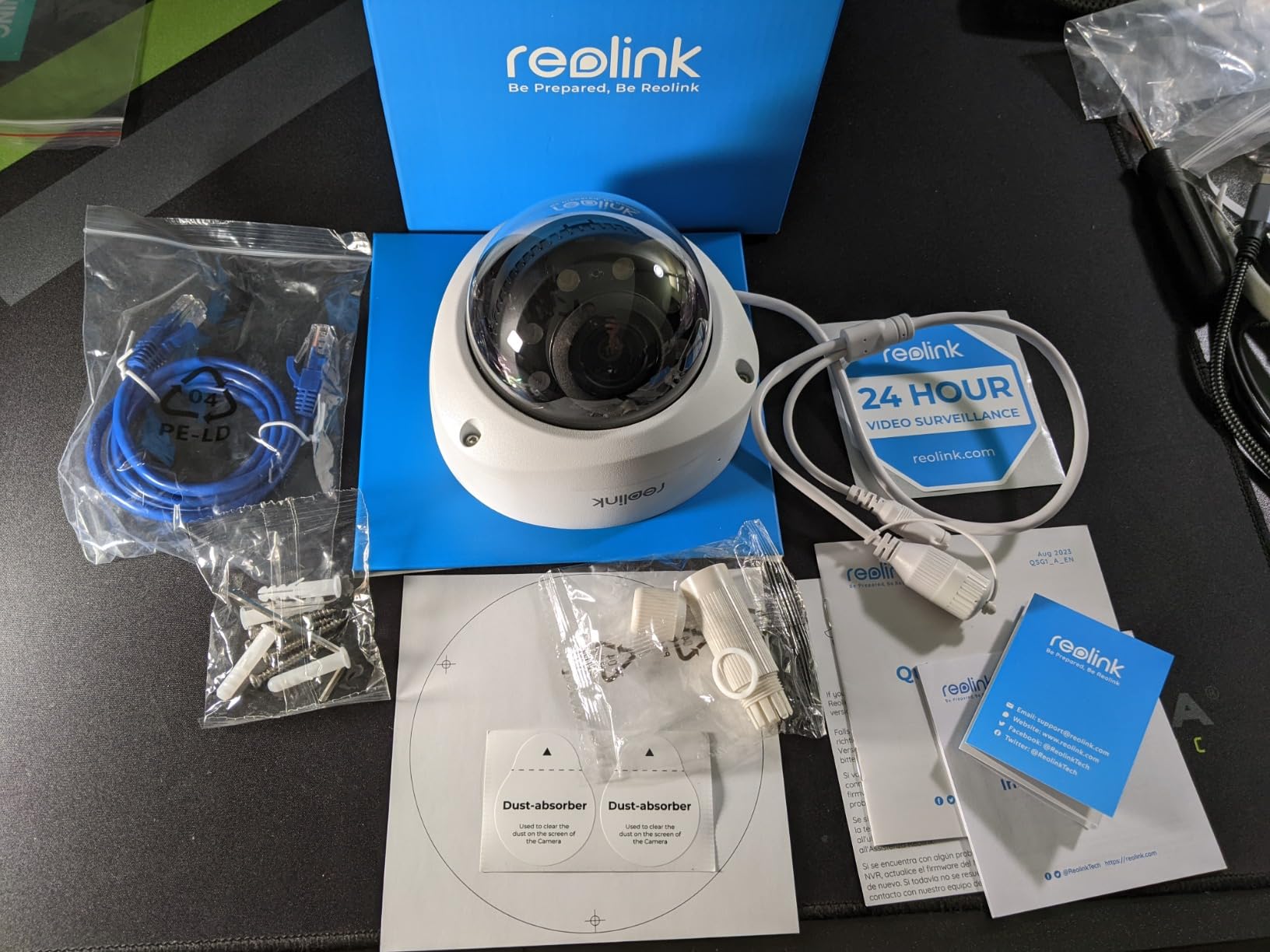 REOLINK RLC-843A 4K PoE Security Camera, Spotlights, 5X Optical Zoom, Outdoor Color Night Vision, Two-Way Talk, IK10 Vandalproof customer photo 1