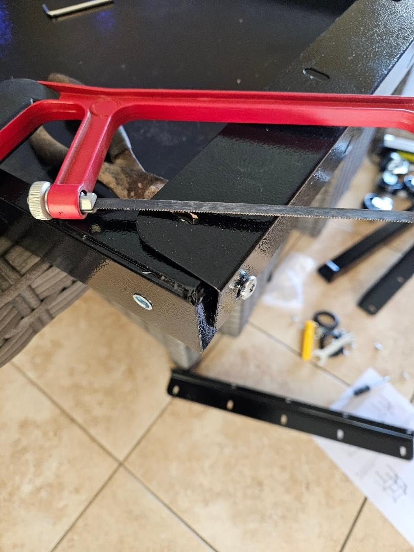 DNA Motoring Steel AV Cart with Extra Storage Cabinet, 30.8