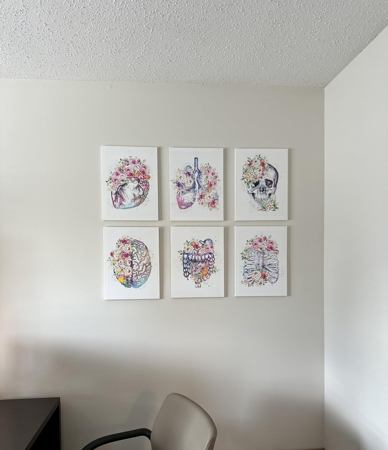 CHDITB Wall Art for Home Gym, Set of 4 Watercolor Workout Posters (12x16 Inches), Bodybuilding Art Prints, Exercise Room Decor customer photo 2