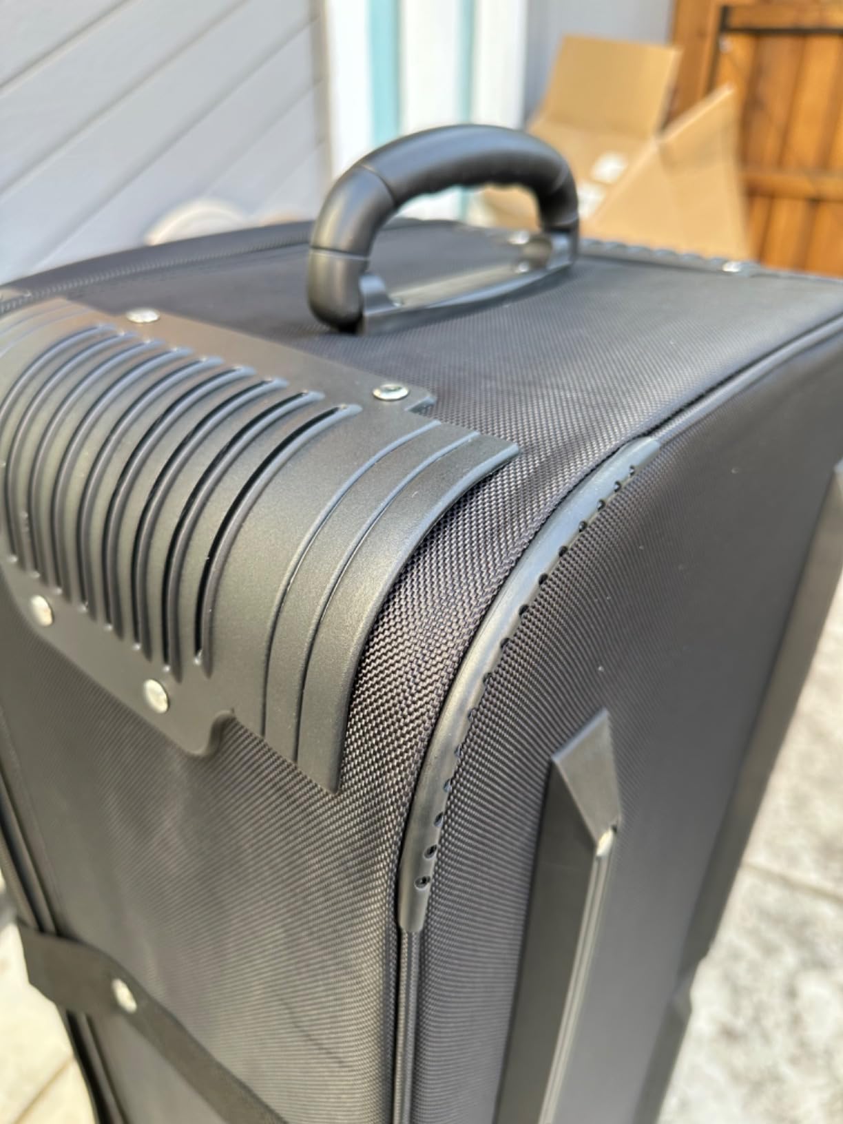 MagicLine Studio Trolley Case 47.2x15x13 in, Rolling Camera Bag with Wheels | 120x38x33cm padded carrying bag with wheels. Storage trolley case for photo video studio gear, strobes and video lights customer photo 2