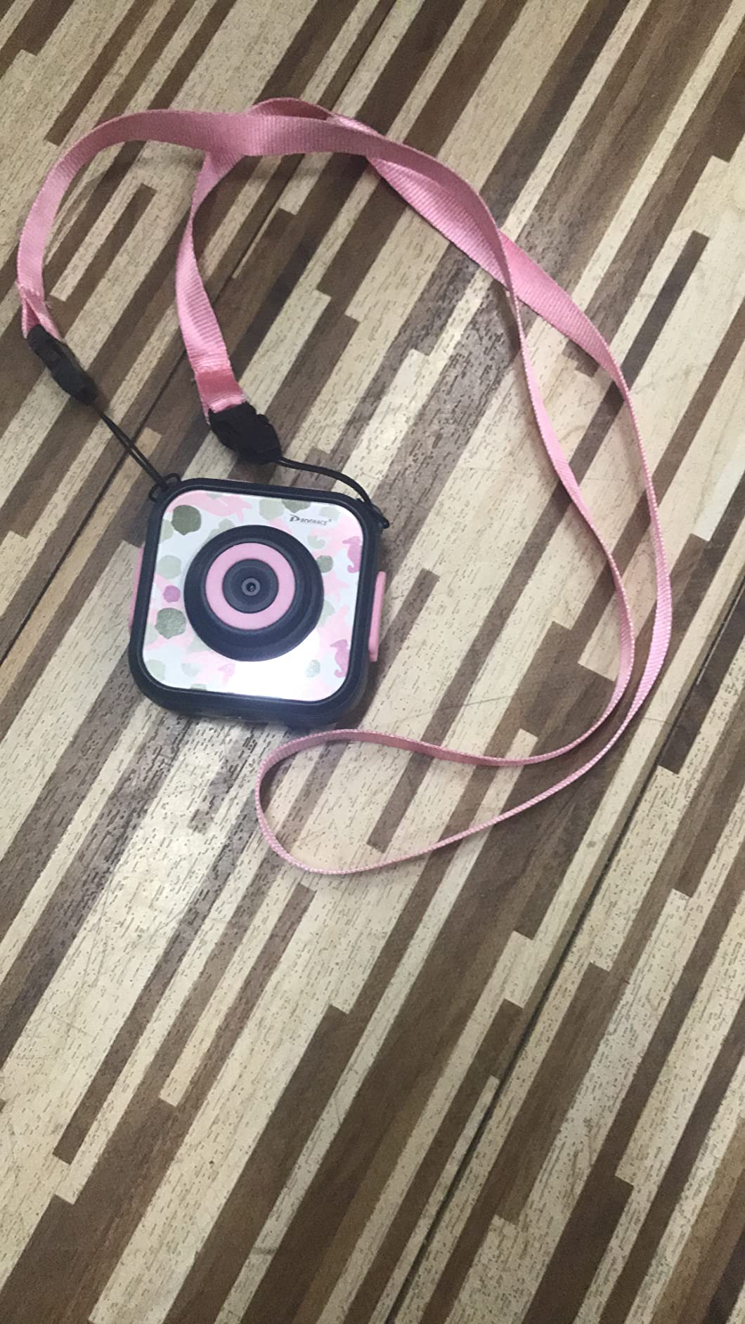 PROGRACE Kids Waterproof Camera, IP68 Video Camera Birthday Gift Girls 3-12, Children Digital Video Travel Camcorder with 32G Card, 1080P Underwater Action Camera Toy customer photo 1