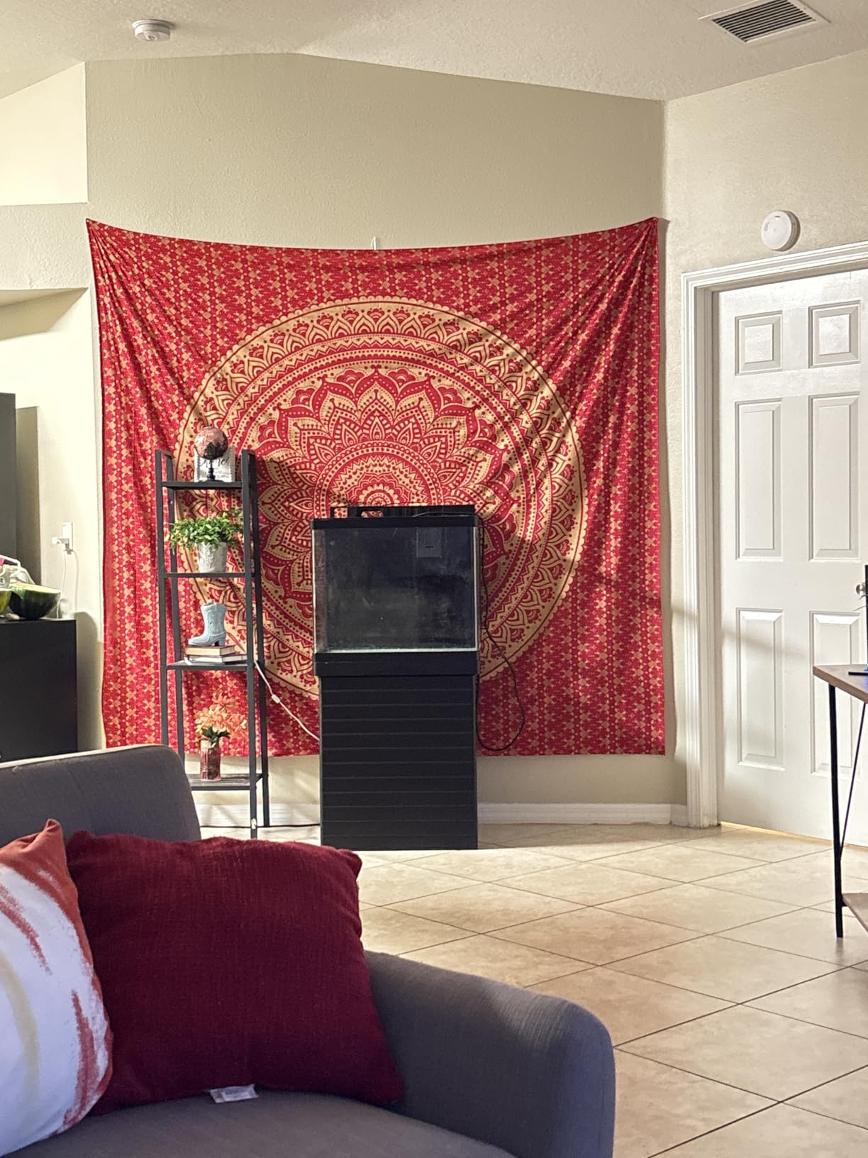 Popular Handicrafts Tapestry Wall Hanging Hippie Ombre Mandala Bohemian Hippy Intricate Indian Tapestries Bedspread Tarquoise customer photo 2
