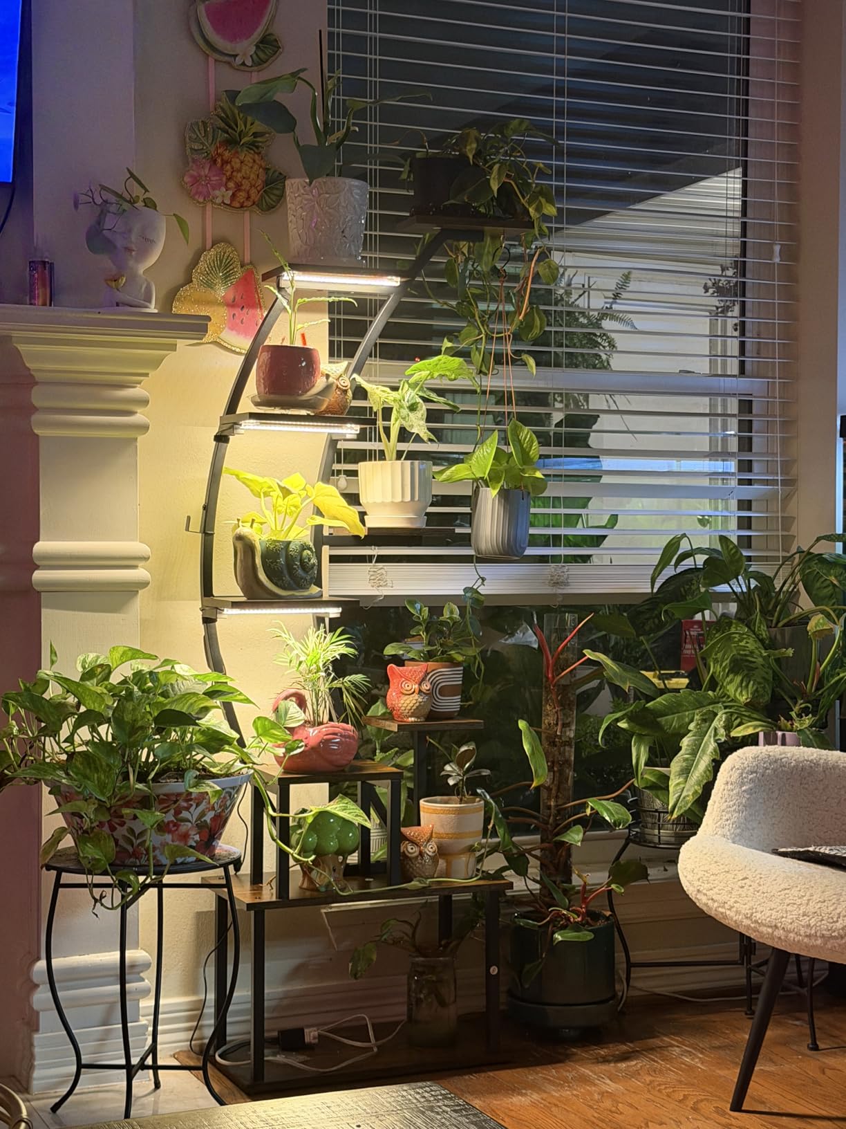 2 Pack Plant Stand Indoor with Grow Lights, 9 Tier Large Tall Plant Shelf | 64
