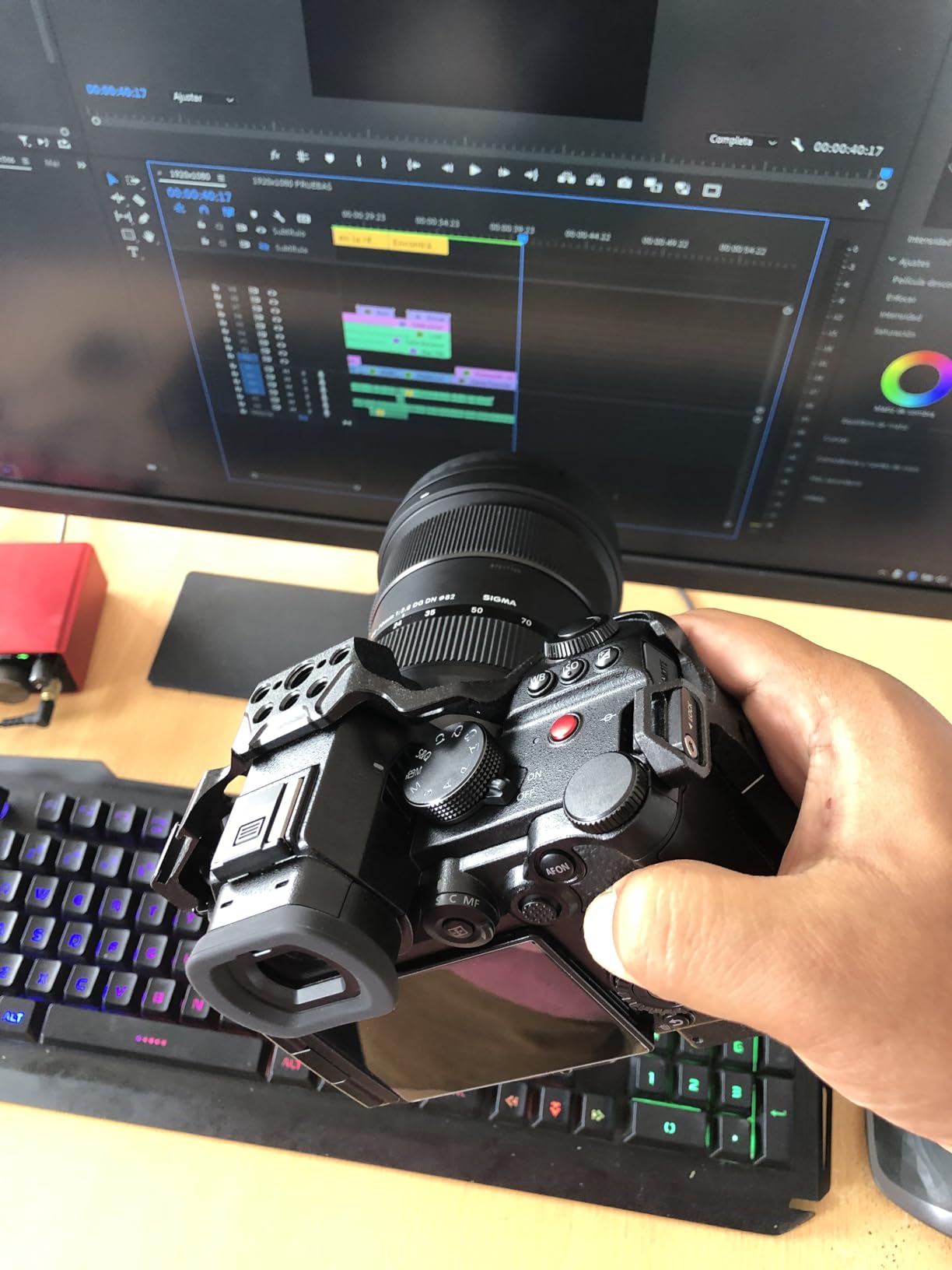 Panasonic LUMIX S5IIX Mirrorless Camera, 24.2MP Full Frame with Phase Hybrid AF, New Active I.S. Technology, 5.8K Pro-Res, RAW Over HDMI, IP Streaming - DC-S5M2XBODY customer photo 1