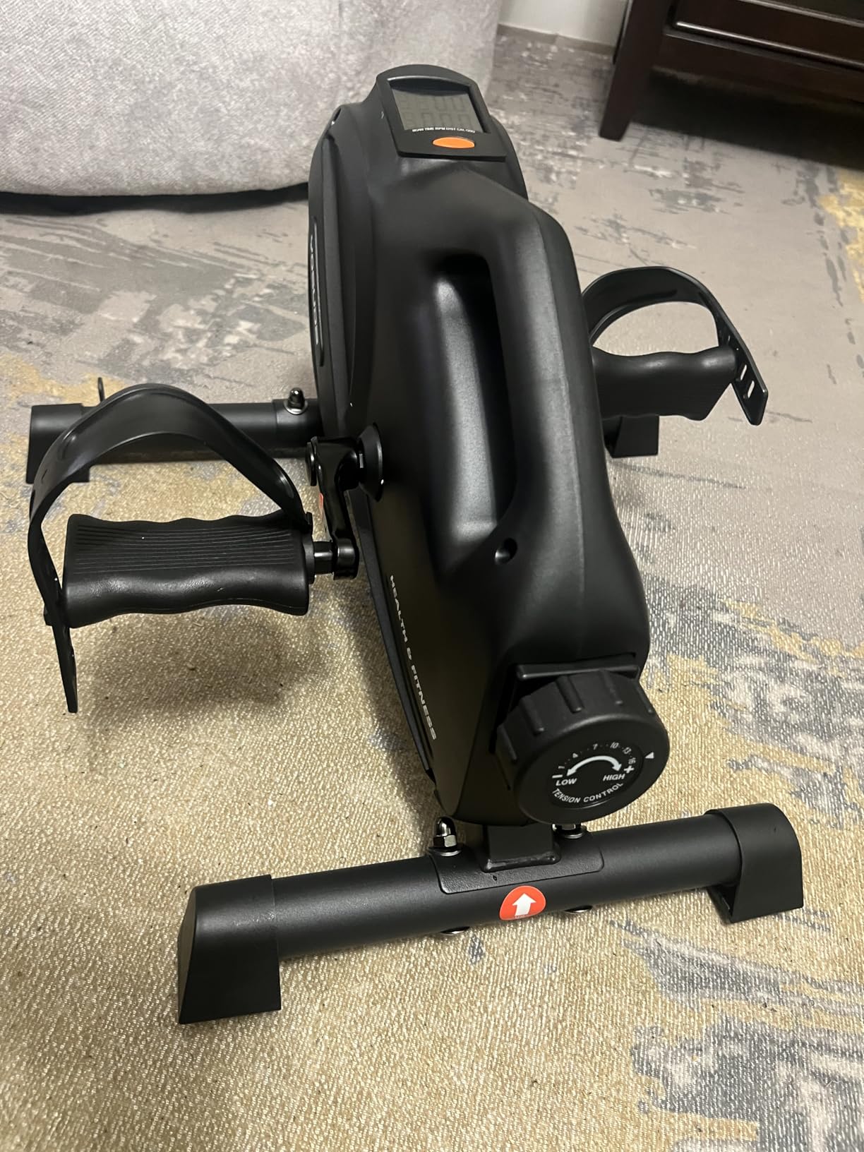 YOSUDA Under Desk Bike with 16-Level Magnetic Resistance & Bluetooth App | Pedal Exerciser with Mat & Resistance Bands, Mini Exercise Bike for Adults & Seniors, Arm and Leg Machines for Office & Home customer photo 2