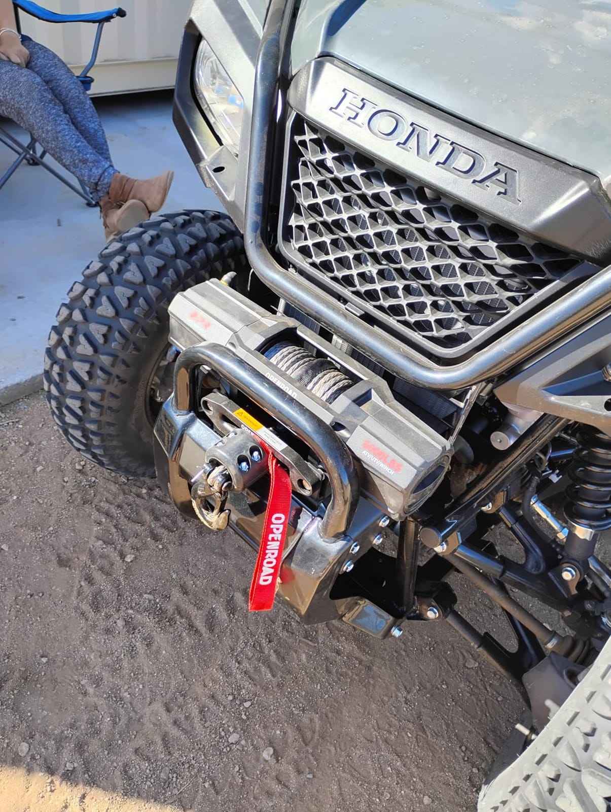 OPENROAD 6000 lbs UTV Winch, Waterproof IP67 Electric Trailer 6k Winch with 1/4