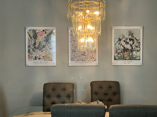 Induslyfe Framed Sage Green Vintage Wall Art Canvas Decor Set of 3, Matisse Prints Posters Mid Century Modern Art, Aesthetic Floral Botanical Wall Art for Bedroom, Living Room, Bathroom 12x16 customer photo 2