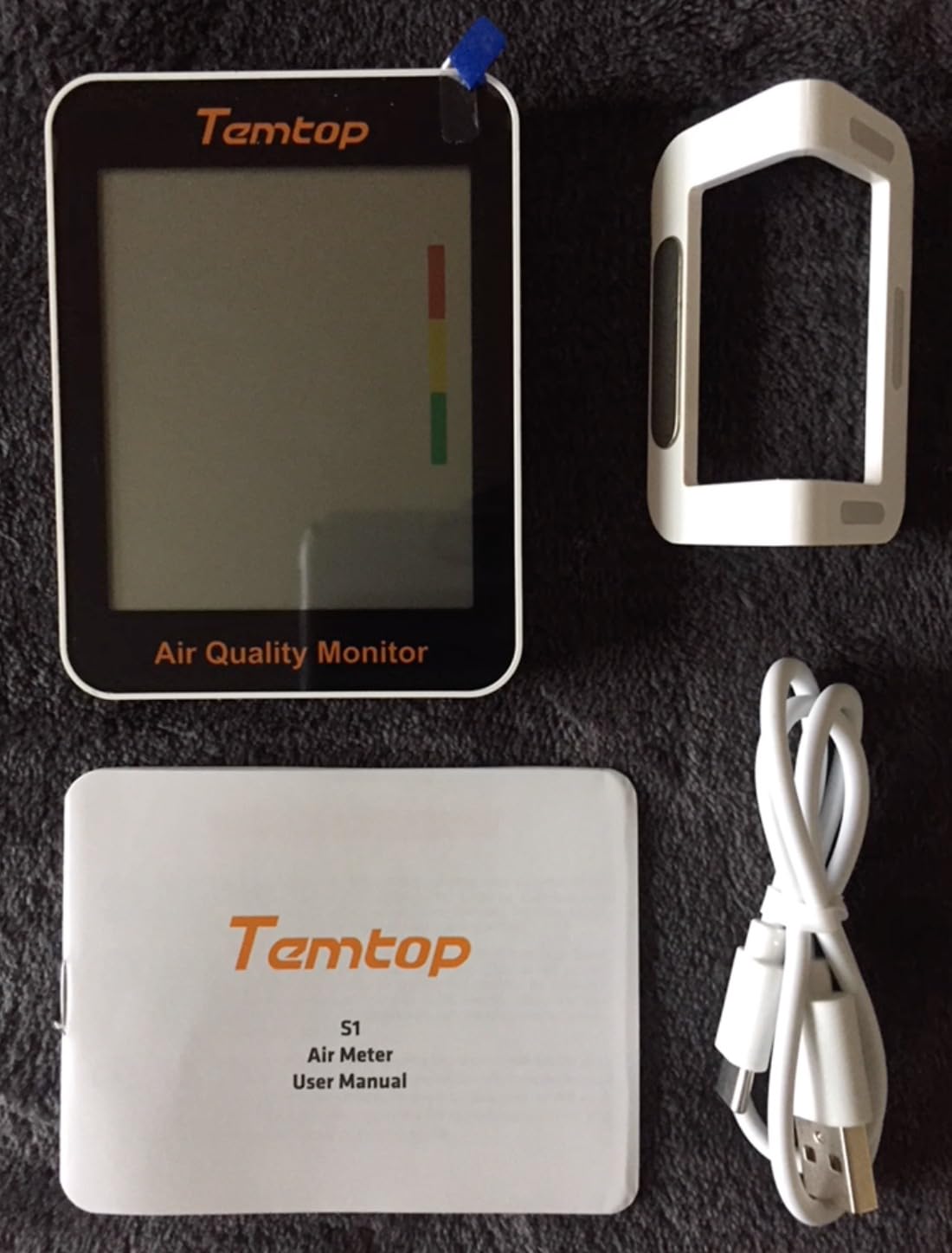Temtop Air Quality Monitor with Indoor Thermometer & Thermo-Hygrometer - PM2.5, AQI, Temperature and Humidity Meter for Home, Office, Nursery, School, 60-Day Battery Life customer photo 1