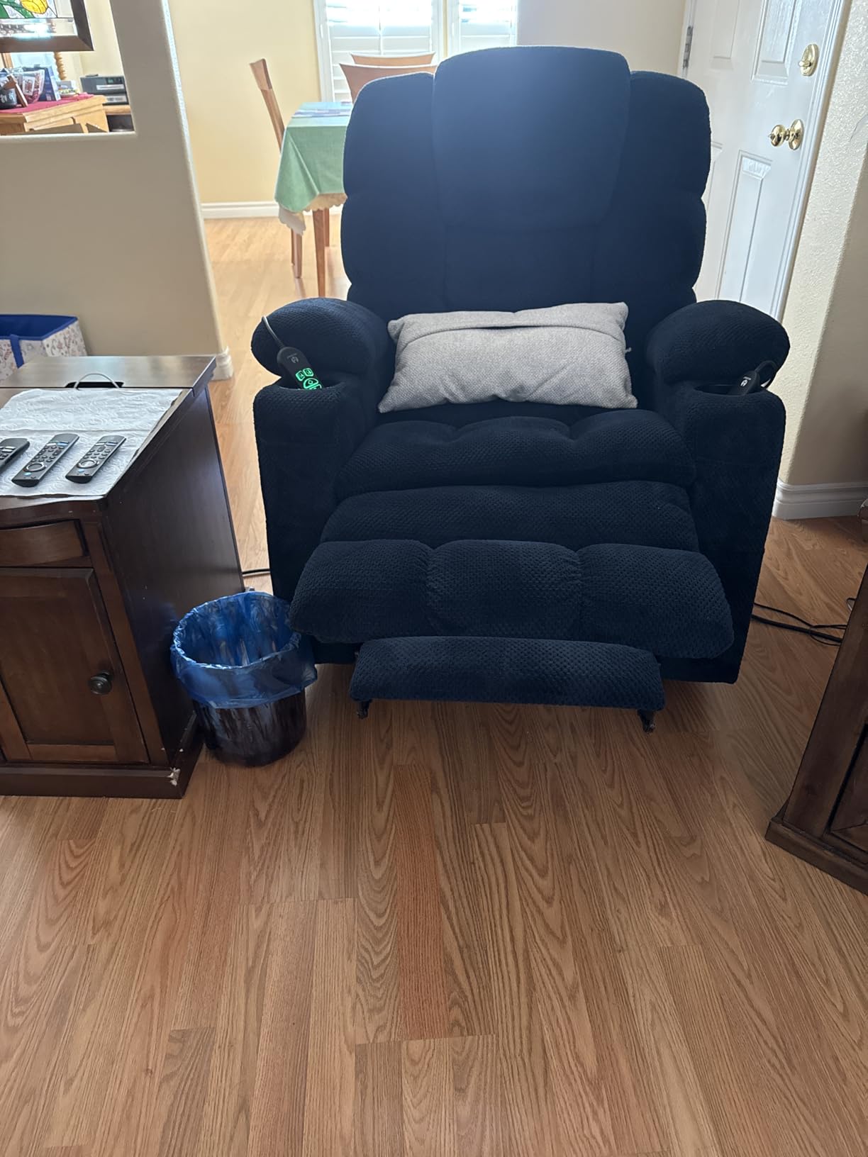 MCombo 3 Motor Large Power Lift Recliner for Elderly, Massage & Heat, 7634 | Lay Flat, Infinite Position, Power Headrest, Tall Elderly, 4.7