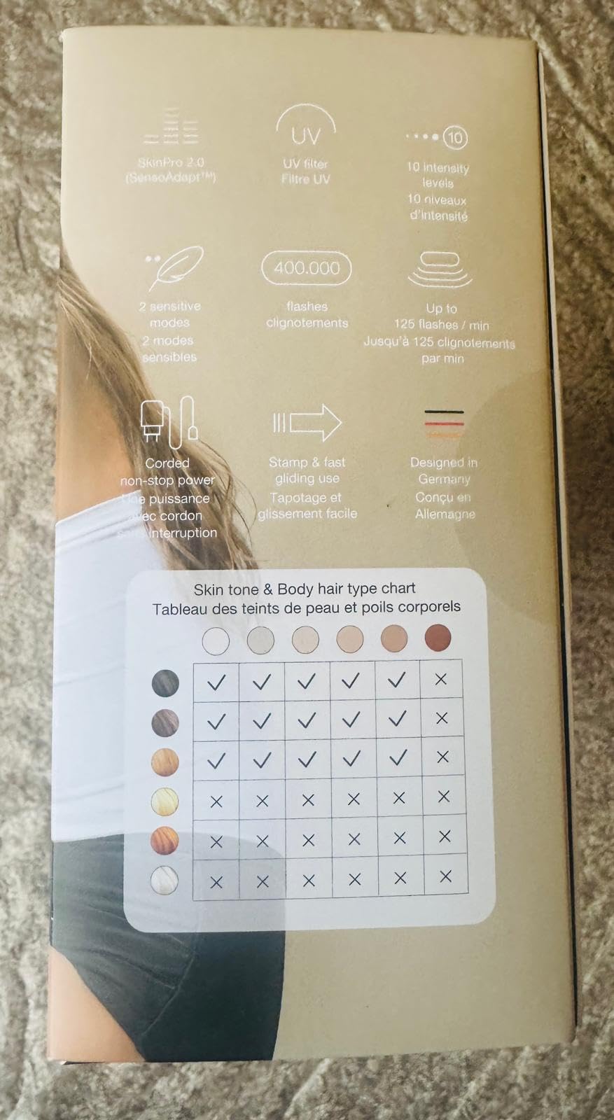 Braun Smart IPL, Skin i·Expert Pro 7, VOGUE's Best Hair Removal Device, IPL Hair Removal for Women and Men, Permanent Laser Hair Reduction At-Home, World's 1st Smart App, 3 Heads, IPL7243 customer photo 2