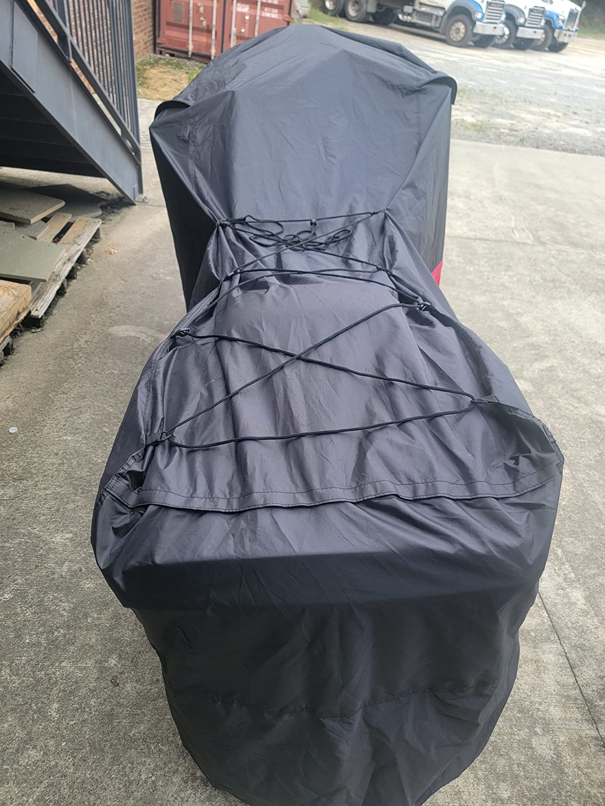 KEMIMOTO Heavy Duty 420D Motorcycle Cover Waterproof Fits for Touring Model | Fits Side Top Box Rain Outdoor Compatible with Touring Ultra Limited Road King Street Glide Road Glide All Weather Orange customer photo 1