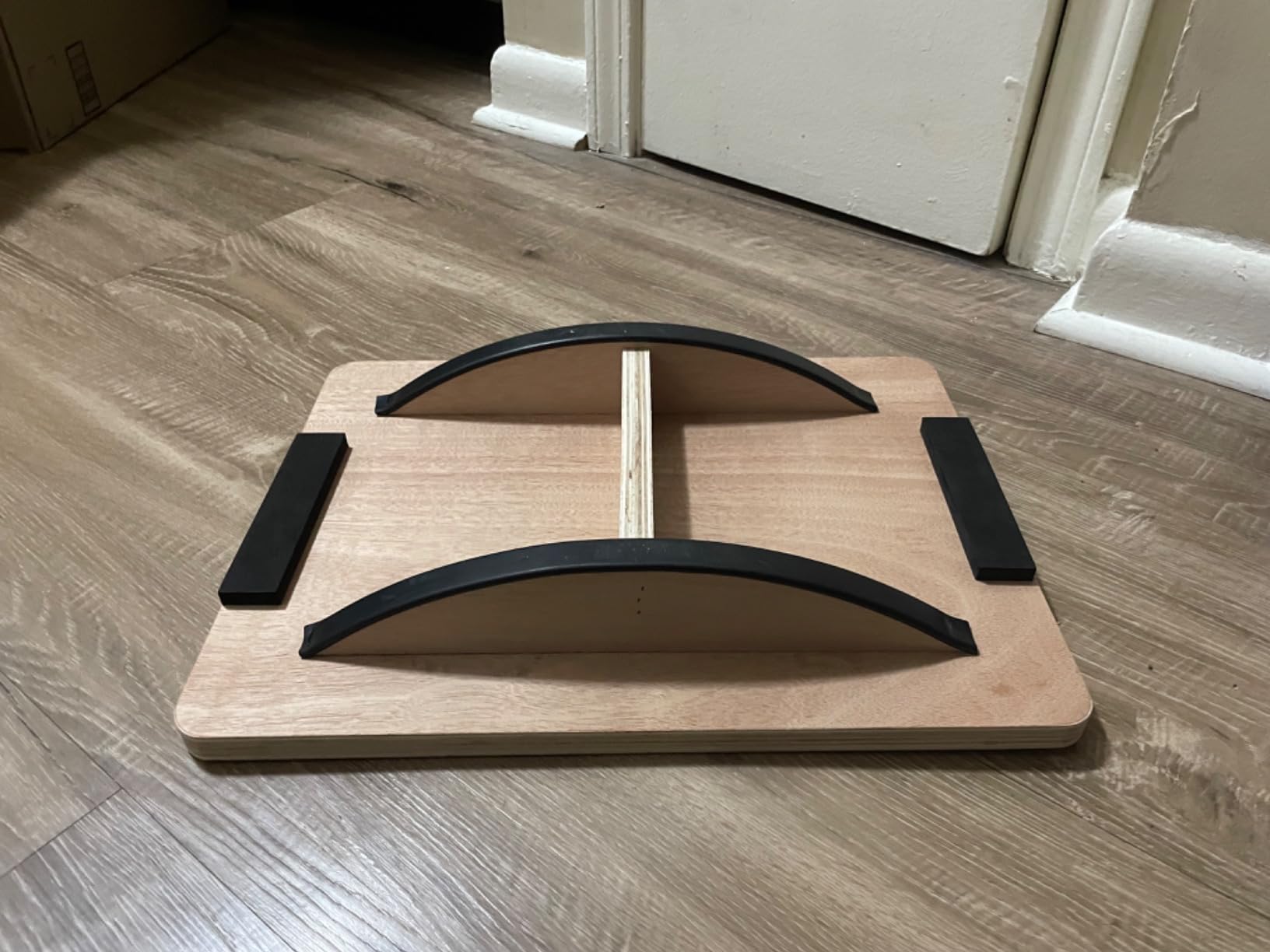 Juoe Balance Board Wobble Board, Balance Toys for Physical Therapy | Wooden Wobble Balance Board for Adults and Kids customer photo 2