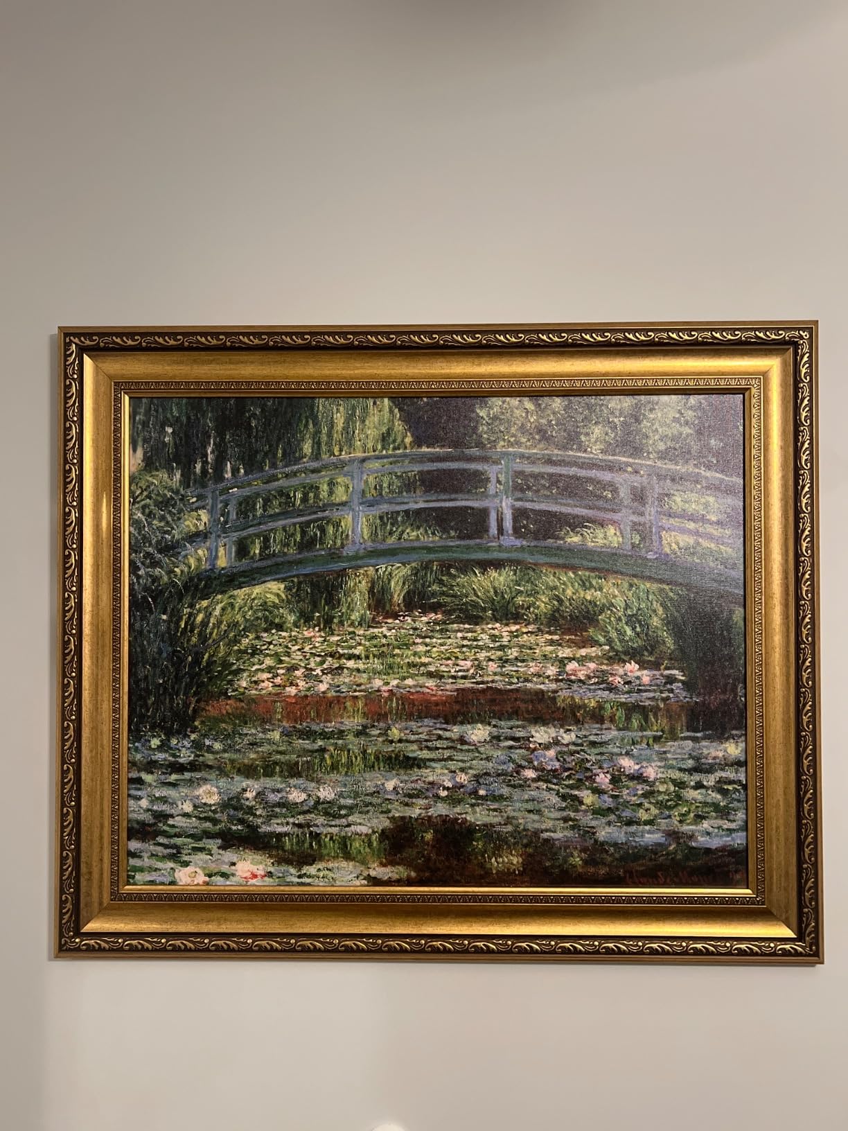 IPIC - Impression, Sunrise by Claude Monet, Giclee Prints Match with Classical Gold Frame, Monet Wall Art for Home Decor, Total Size w/Frame: 26