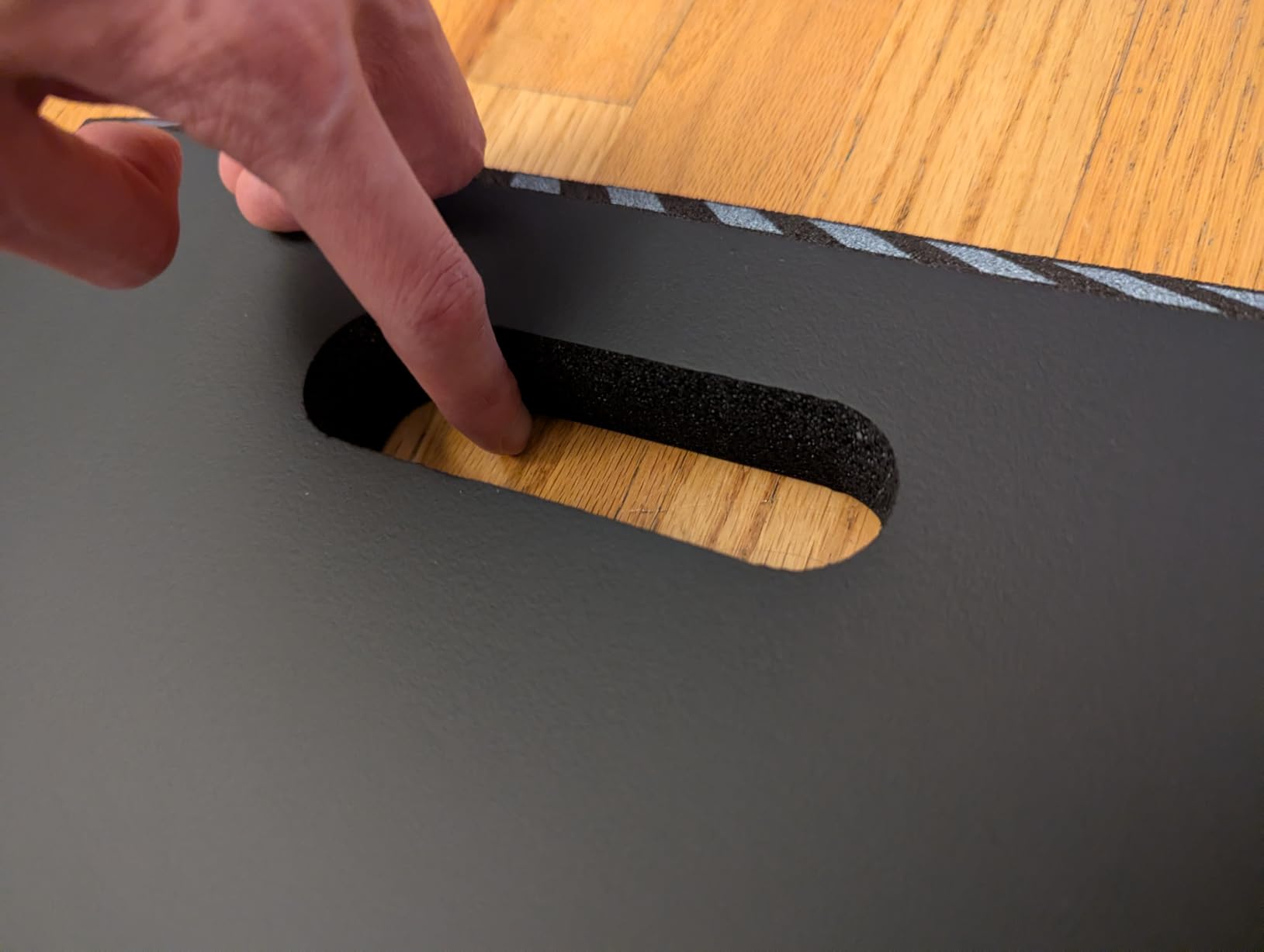 WORKPRO Extra Thick Kneeling Pad, Black, 28 x 16 x 1.2in | Soft NBR Foam Knee Cushioning, Extra Large Foam Kneeler Mat customer photo 2
