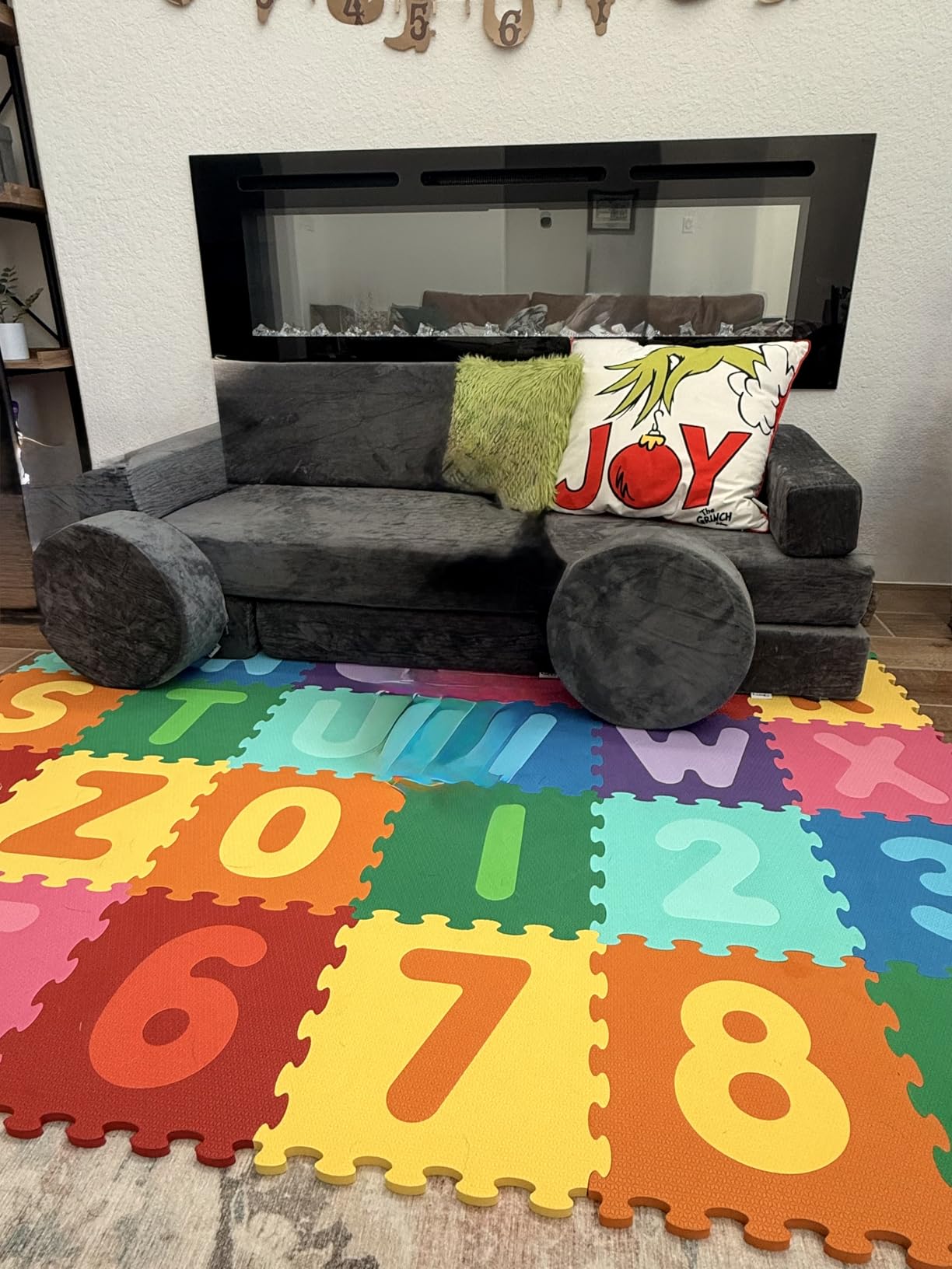 Lunix Modular Kids Play Couch, 14-Piece Sectional Sofa | Playroom furniture for building forts, slides & reading nooks - from toddlers to preteens customer photo 1