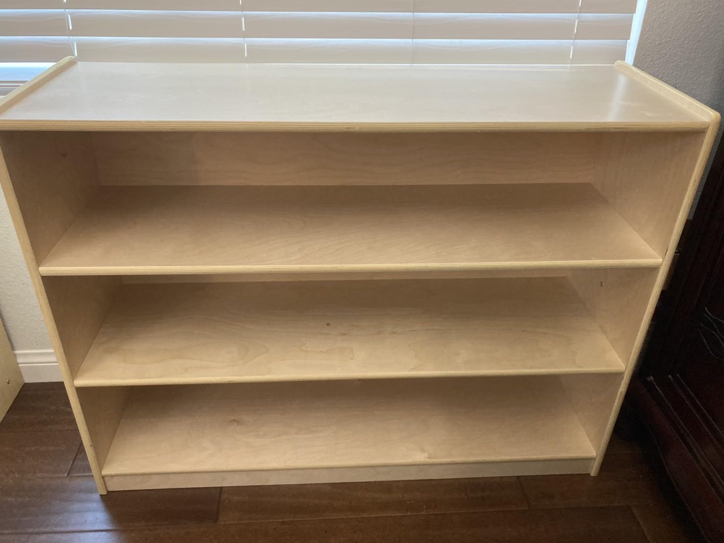 Kids Bookshelf and Toy Storage Shelf Wooden Montessori Shelf | 3-Tier Toy Shelf with 7 Cubbies Birch Montessori Furniture Classroom Bookcase for Kids Room, Playroom, Nursery, Preschool customer photo 1