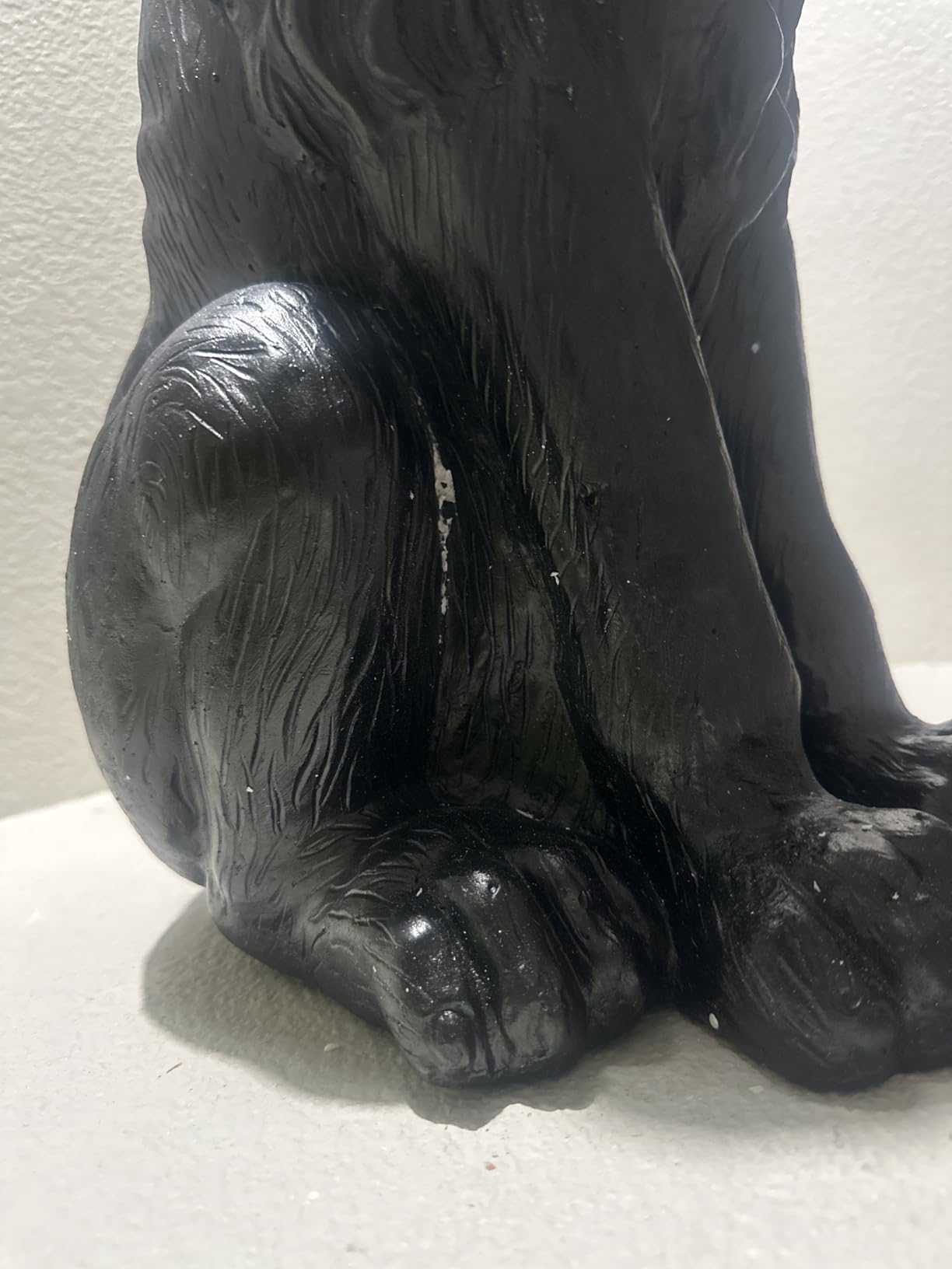 Glitzhome Guardian Sitting Lion Statue Regal Indoor and Outdoor Garden Sculpture for Home Entrance Porch and Yard, 27.75