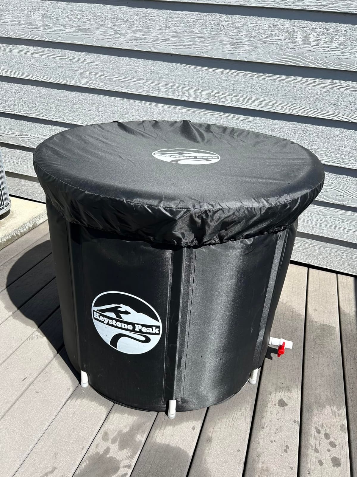 Cold Plunge Tub - Portable Ice Bath Tub for Athletes & Adults - Inflatable Bathtub for Cold Water Therapy, Sports Recovery & Wellness - Outdoor & Indoor Use - 5-Year Assurance customer photo 2