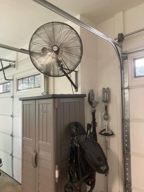 BILT HARD 9500 CFM 30 in. High Velocity Industrial Wall Fan, 3-Speed Wall Mount Oscillating Fan, Heavy Duty Air Circulator for Garage, Commercial, Warehouse, Factory, Workshops and Jobsites- UL Listed customer photo 1