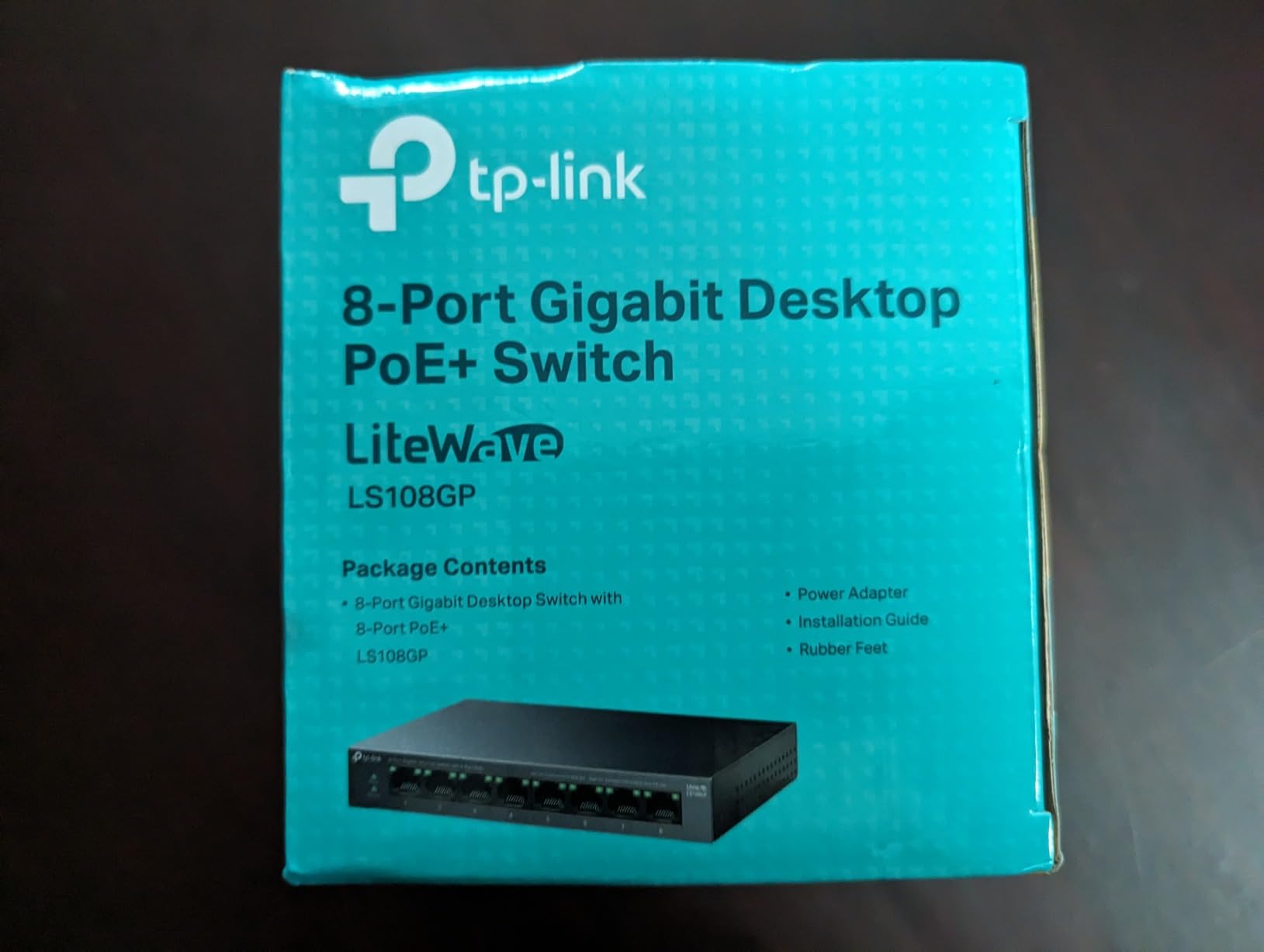 TP-Link LS108GP, 8 Port PoE Gigabit Ethernet Switch | 8 PoE+ Port 62W, Plug & Play, Extend Mode, PoE Auto Recovery, Desktop/Wall Mount, Silent Operation customer photo 2