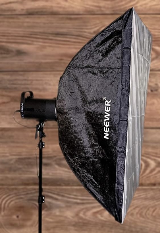 NEEWER 800Ws Studio Monolight Flash Light Kit: 2 Pack S101-400W PRO 5600K Strobe Lights with 2.4G Trigger/150W Modeling Lamps/Bowens Mount/Softboxes/Stands/Reflector/Bag, Compatible with QPRO customer photo 2