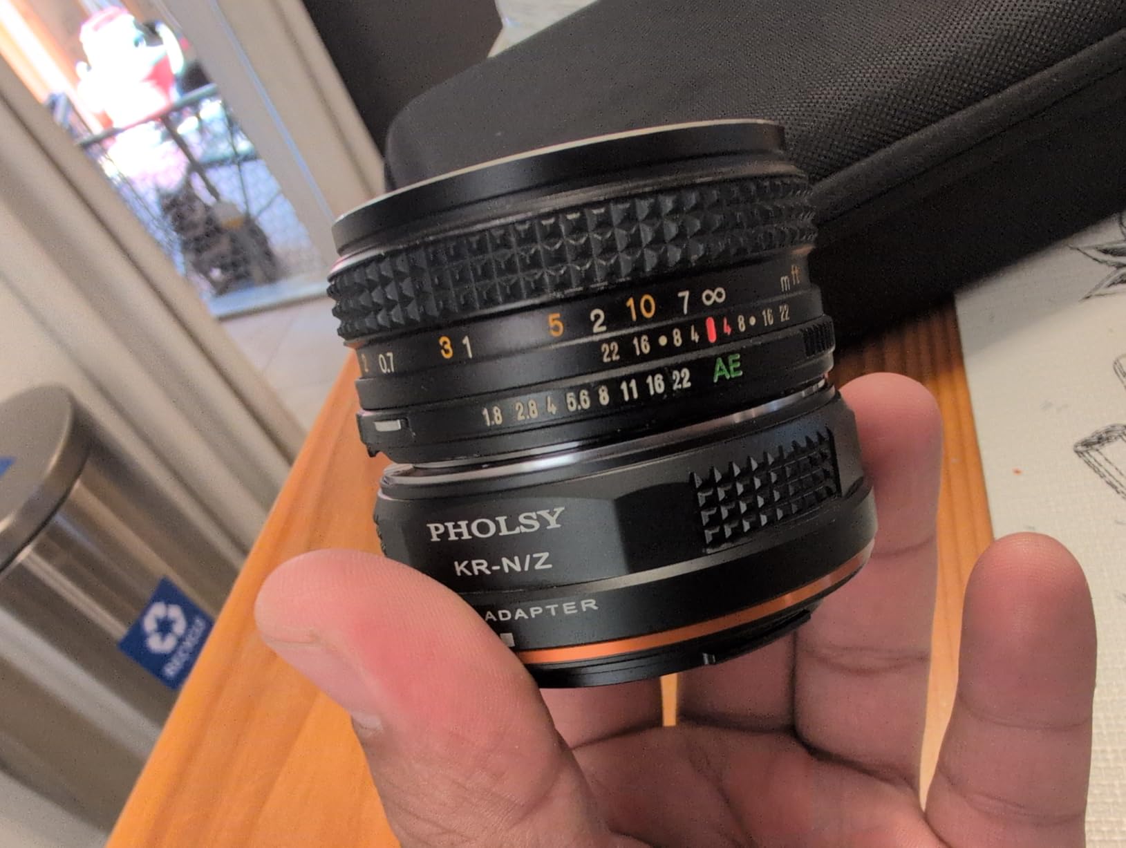 PHOLSY FTZ Lens Mount Adapter Manual Focus: Compatible with Nikon F Lens to Nikon Z Camera Body customer photo 2