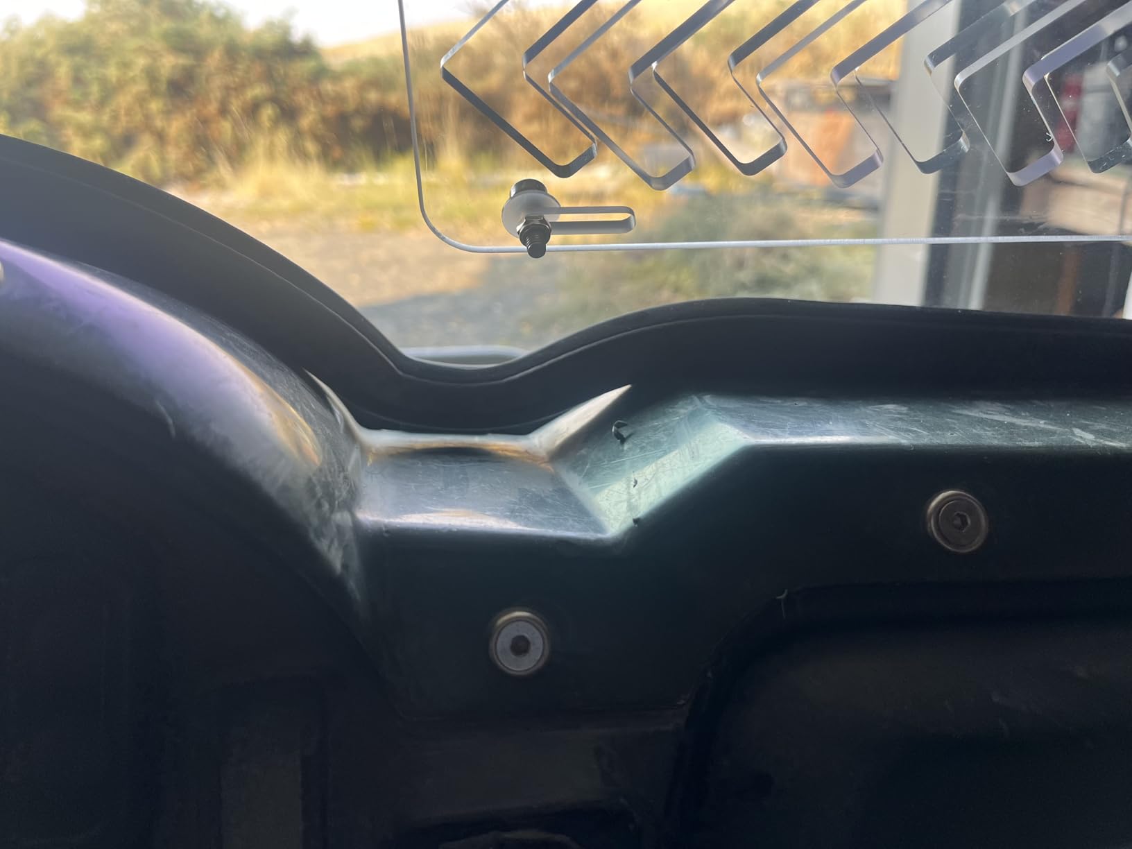 KEMIMOTO Sliding Vented Windshield Scratch-resistant Heavy Duty | Front Full Windshield Compatible with Rhino 450 2006-2008, Rhino 660 2004-2007, Rhino 700 2008-2013 customer photo 2