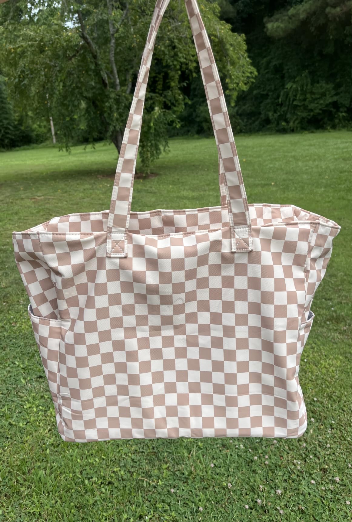 Waterproof Beach Tote Pool Bags for Women Ladies Extra Large Carry On Bag With Wet Compartment for Weekender Travel customer photo 1