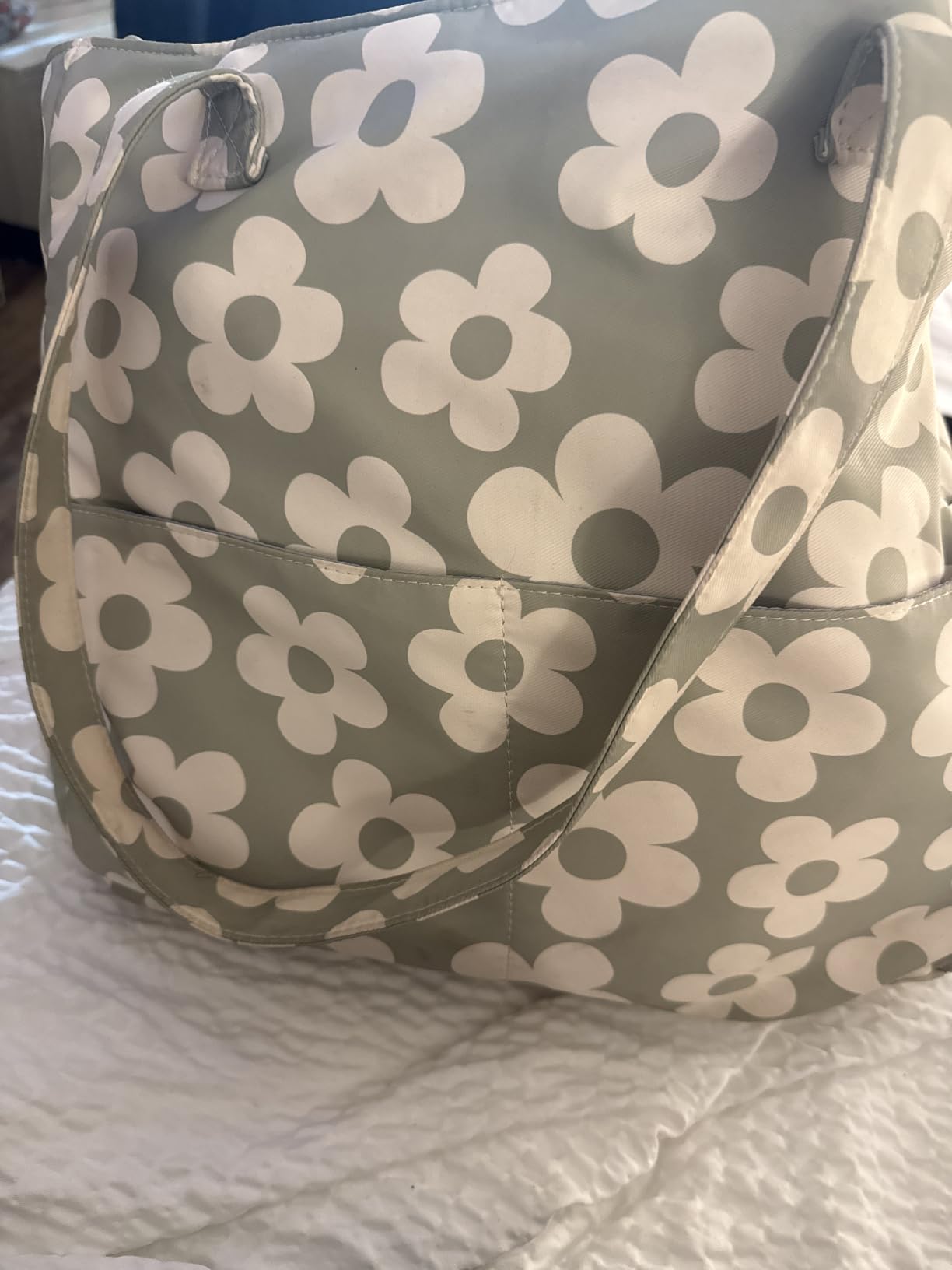 Waterproof Beach Tote Pool Bags for Women Ladies Extra Large Carry On Bag With Wet Compartment for Weekender Travel customer photo 2