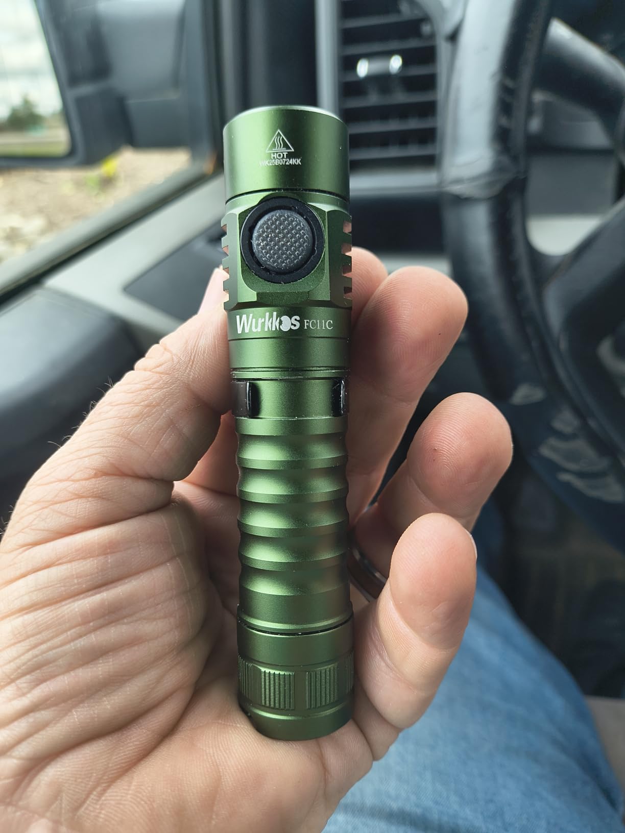 Wurkkos FC11C Led Flashlight Rechargeable High Lumen 1200 | 90 High CRI Small Flashlight, Super Bright EDC Flashlight IP68 Waterproof, 155Meters, Magnetic Flash Light for Home (5000K) customer photo 1