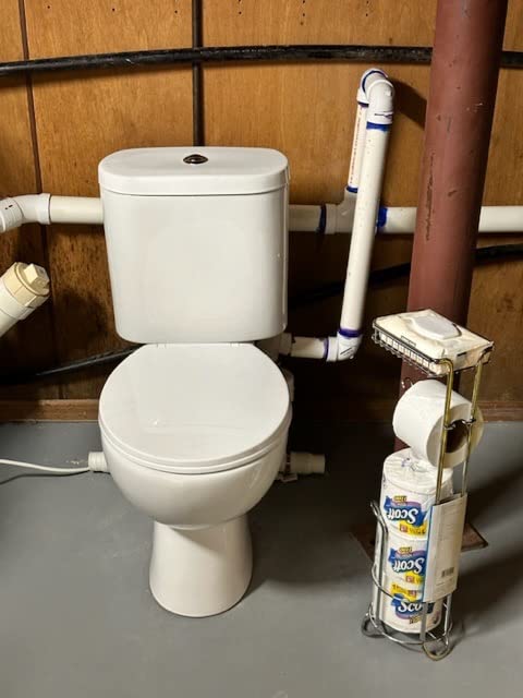 SUPERFLO 600W Upflush Toilet System for Basement | Macerating Toilet System & Silent Toilet Pump for Macerator Toliet, Sink & Tub(Include Extension Pipe) customer photo 1