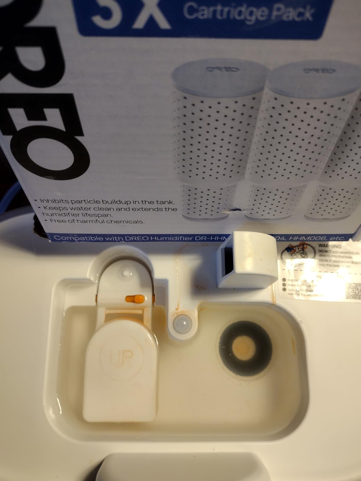 DREO 6L Humidifiers for Bedroom, 60H Runtime, 28 dB Quiet, HM524 | Precise Humidity Control, Easy to Refill & Clean, Nightlight, Cool Mist Humidifiers for Large Room, Baby Nurseries & Plants customer photo 2