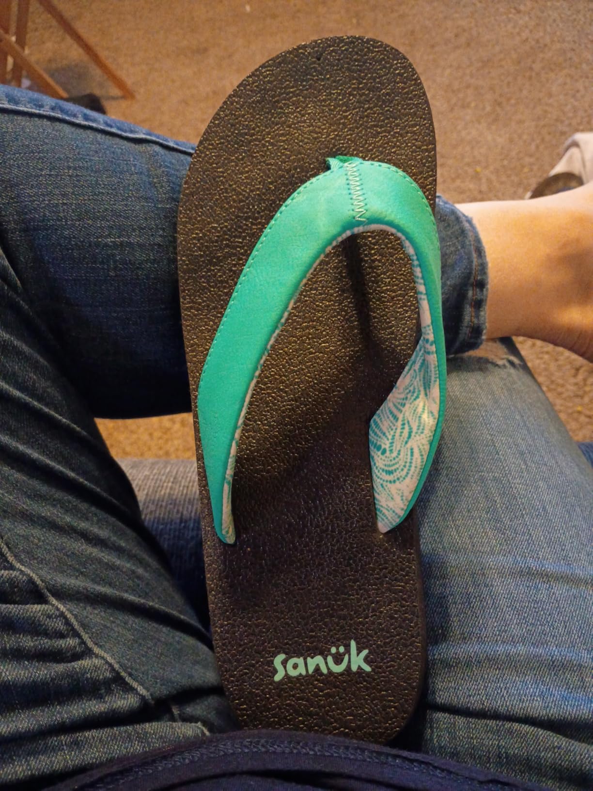 Sanuk Yoga Mat II | Women's Beach Sandals | Memory Foam Footbed (Recycled Yoga Mat) customer photo 2