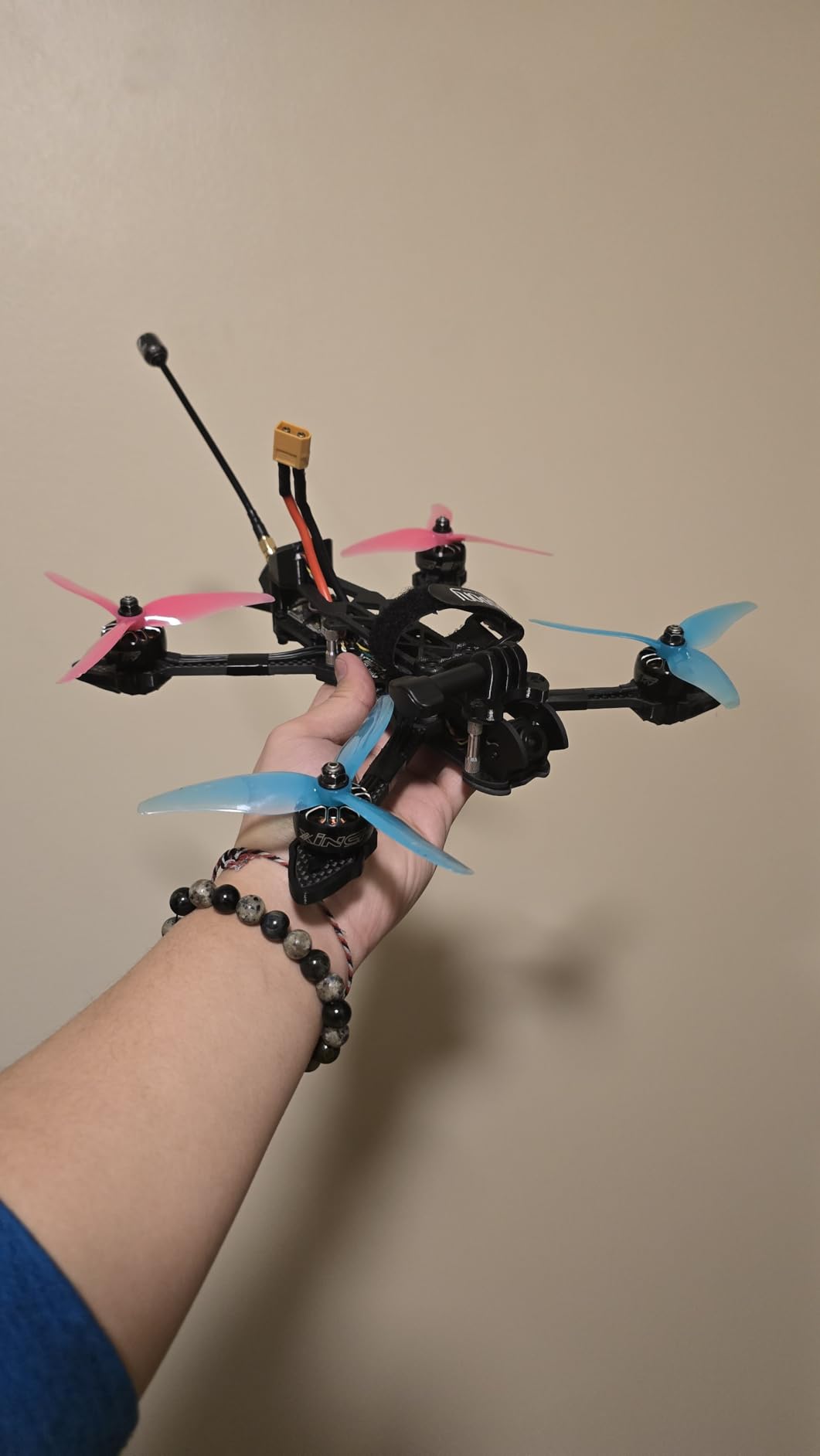 5-Inch FPV Drone Frame Kit, 225mm Carbon Fiber Frame | 5mm Arms FPV Racing Freestyle Drone Frame for 5in Props, Compatible with DJI Air Unit, Caddx Vista, Standard FCs customer photo 1