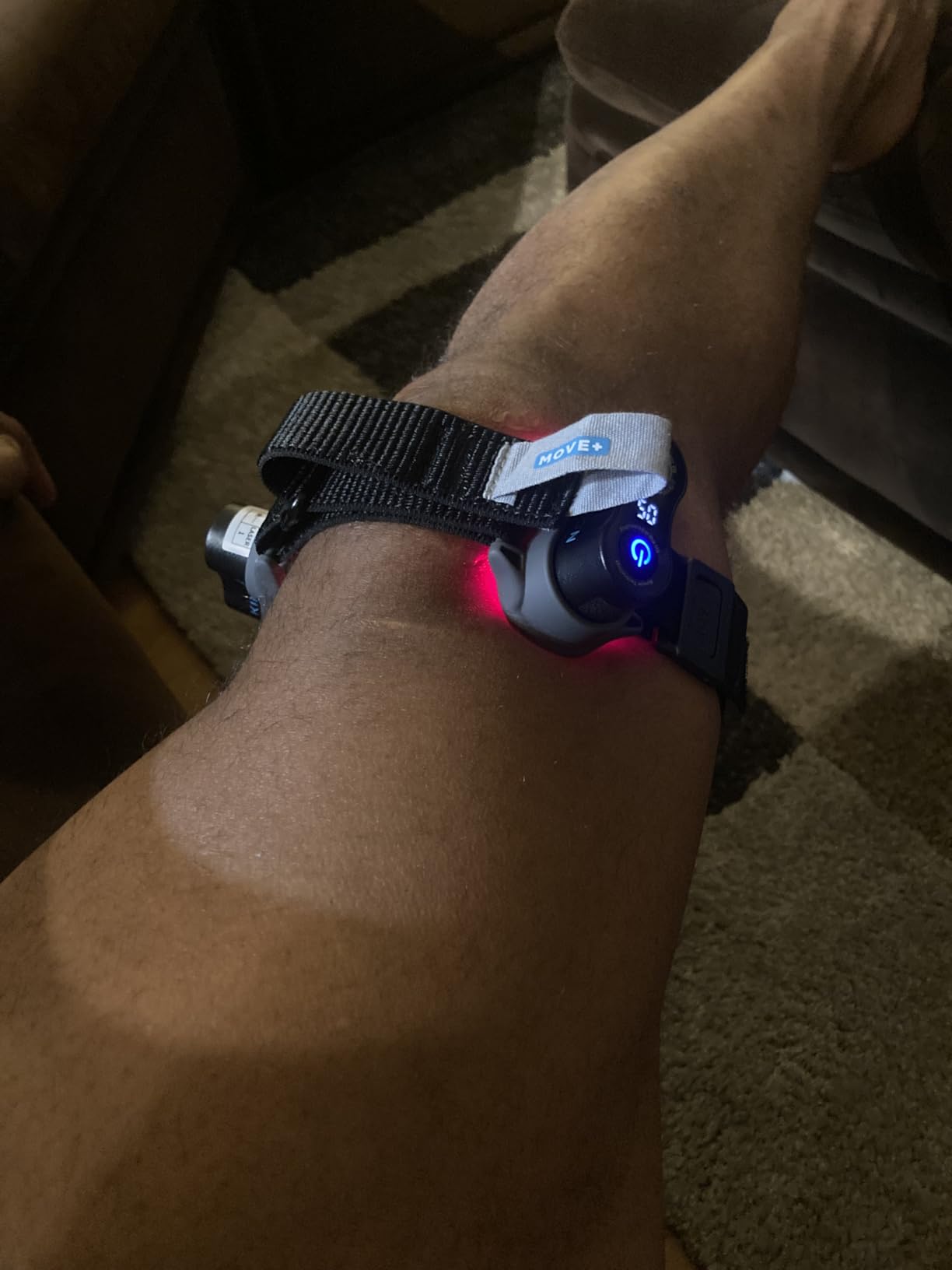 Move+ Red Light Therapy Wrap - LED Light Therapy for Targeted Muscle Recovery, Inflammation, Joint Health & Mobility - Portable & Hands-Free Infrared Light Therapy for Body customer photo 1