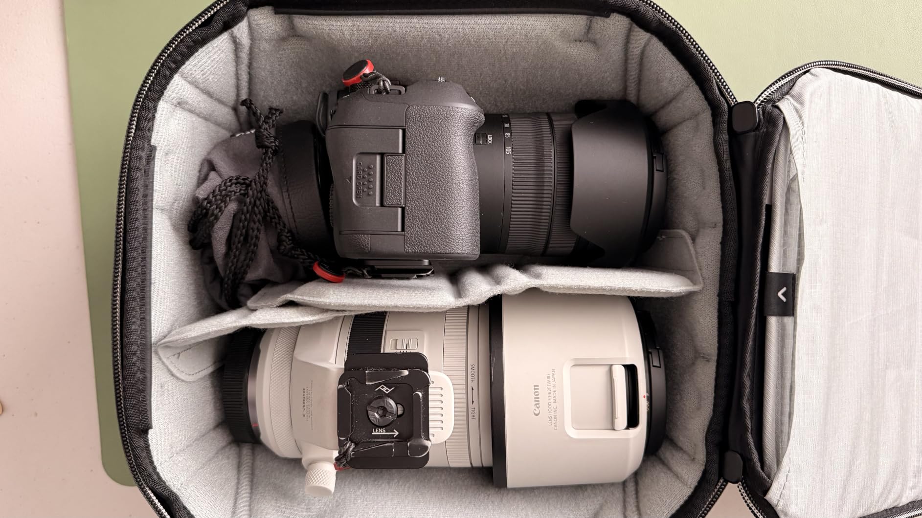 Peak Design Camera Cube V2, Smedium (Small/Medium), Custom Organization and Protection, Weatherproof Shell with Interior Padding, Camera Bag Insert Compatible Travel & Outdoor Bags customer photo 1