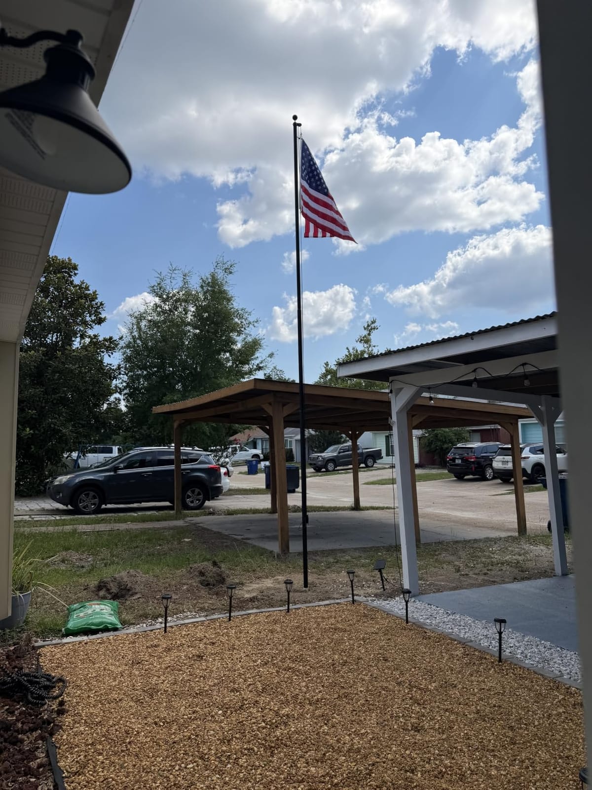 20FT Heavy Duty Flag Pole for Outside House, Real 12 Gauge Aluminum customer photo 1