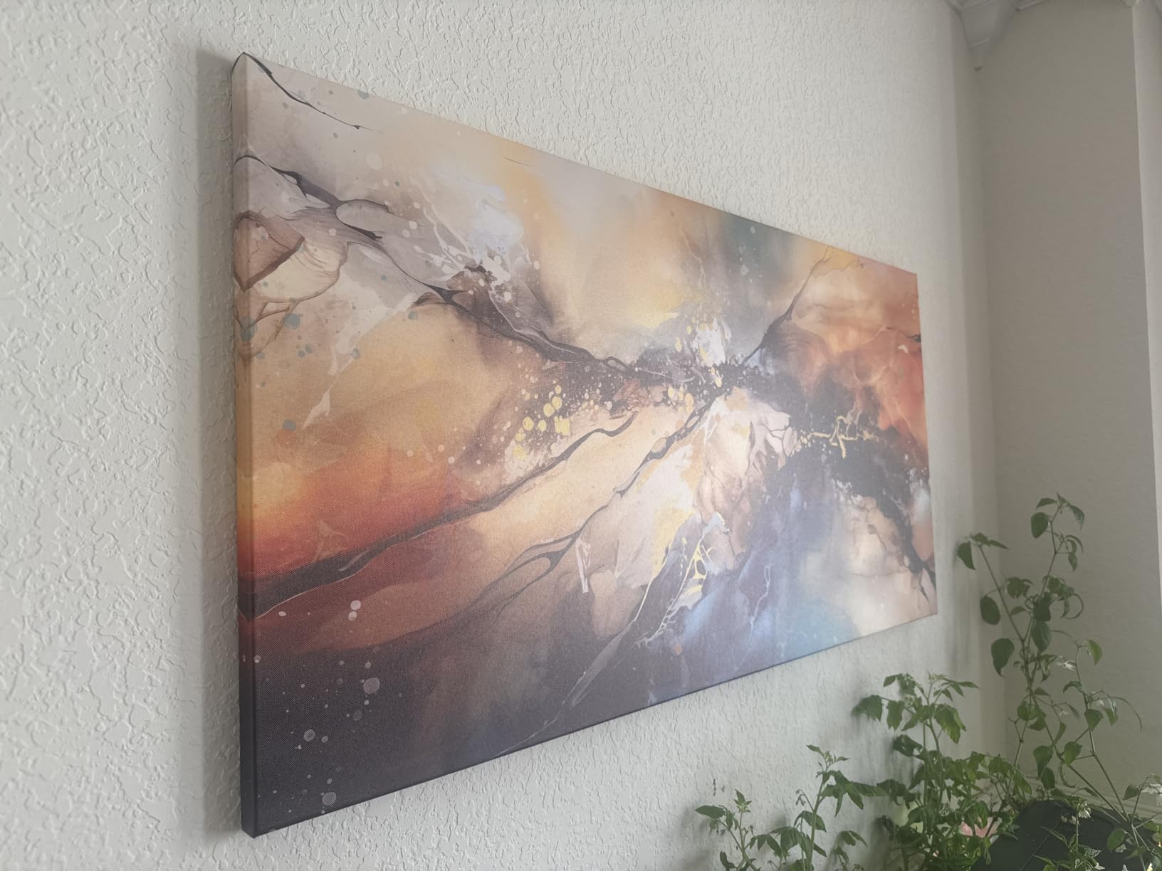 Abstract Paintings Wall Art for Living Room - Modern Wall Decor for Bedroom Kitchen Room Wall Art Ready to Hang Size 20
