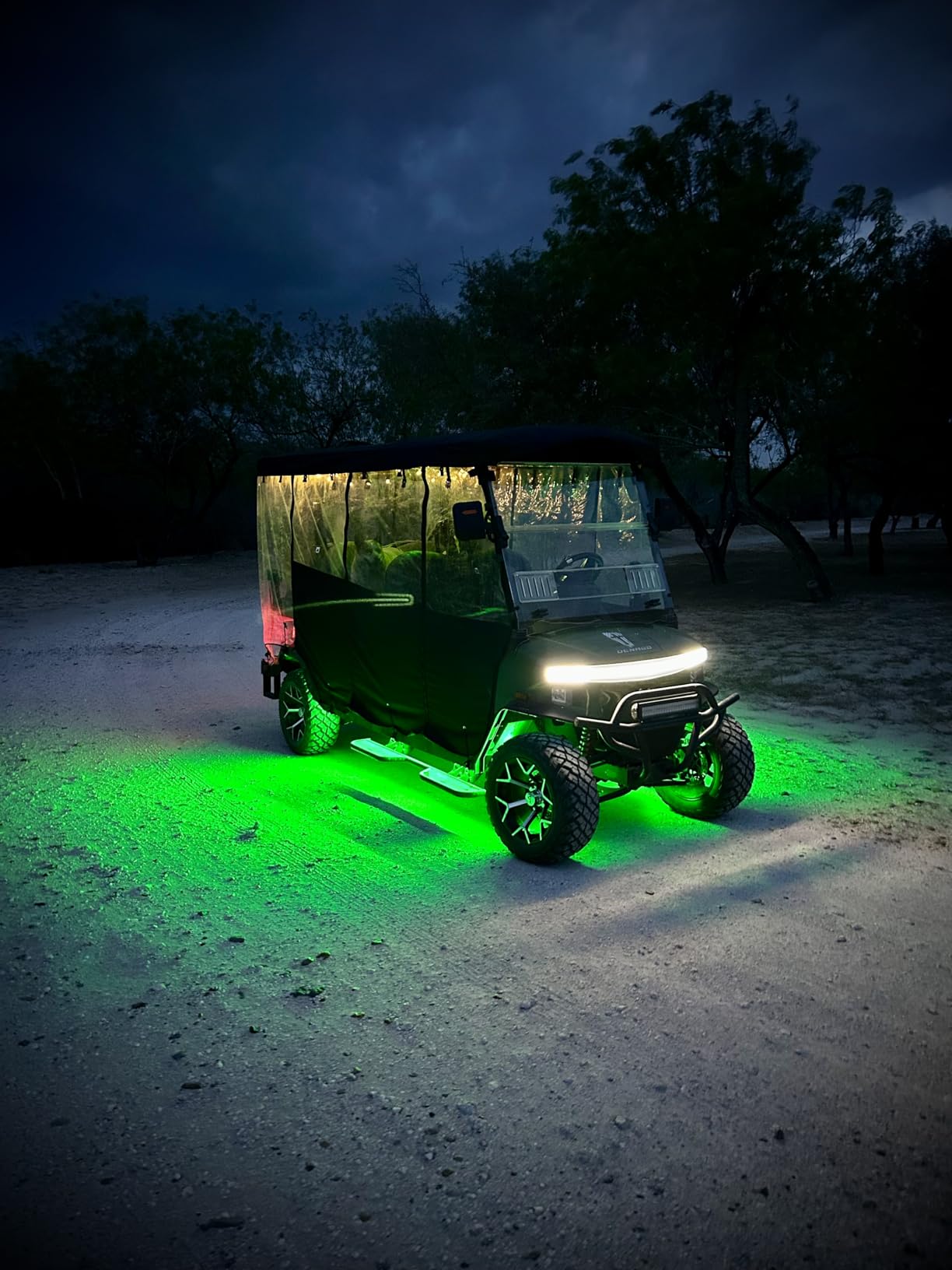Nilight 6PCS Golf Cart Underglow LED Light Strips Dream Color APP & Remote | Multi-Mode Neon Accent Lighting Kit Sound Active Music Sync IP67 Waterproof 12V-66V Input for EZGO Yamaha Club Car customer photo 1