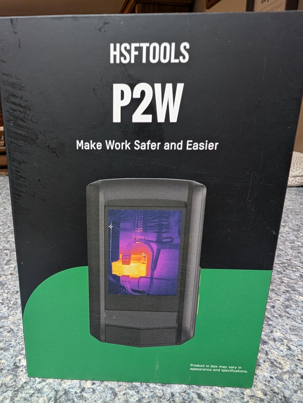 HSFTOOLS P2W WiFi Thermal Camera, 8MP Visual Cam, 640x480 Super Resolution, 3.5