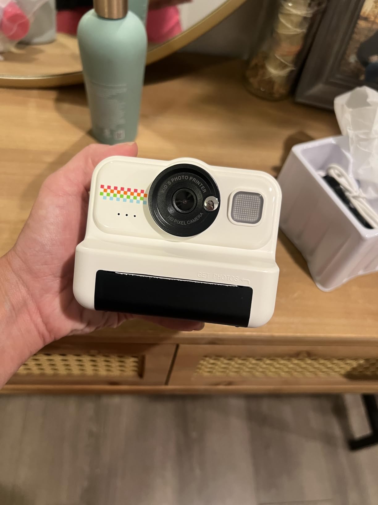 HiMont Kids Instant Print Camera, 1080P HD Kids Camera Instant Print with 3 Rolls Print Paper & 32GB Card, Ideal Kid Toys Gifts for Boys & Girls Age 3-14 (Black) customer photo 2