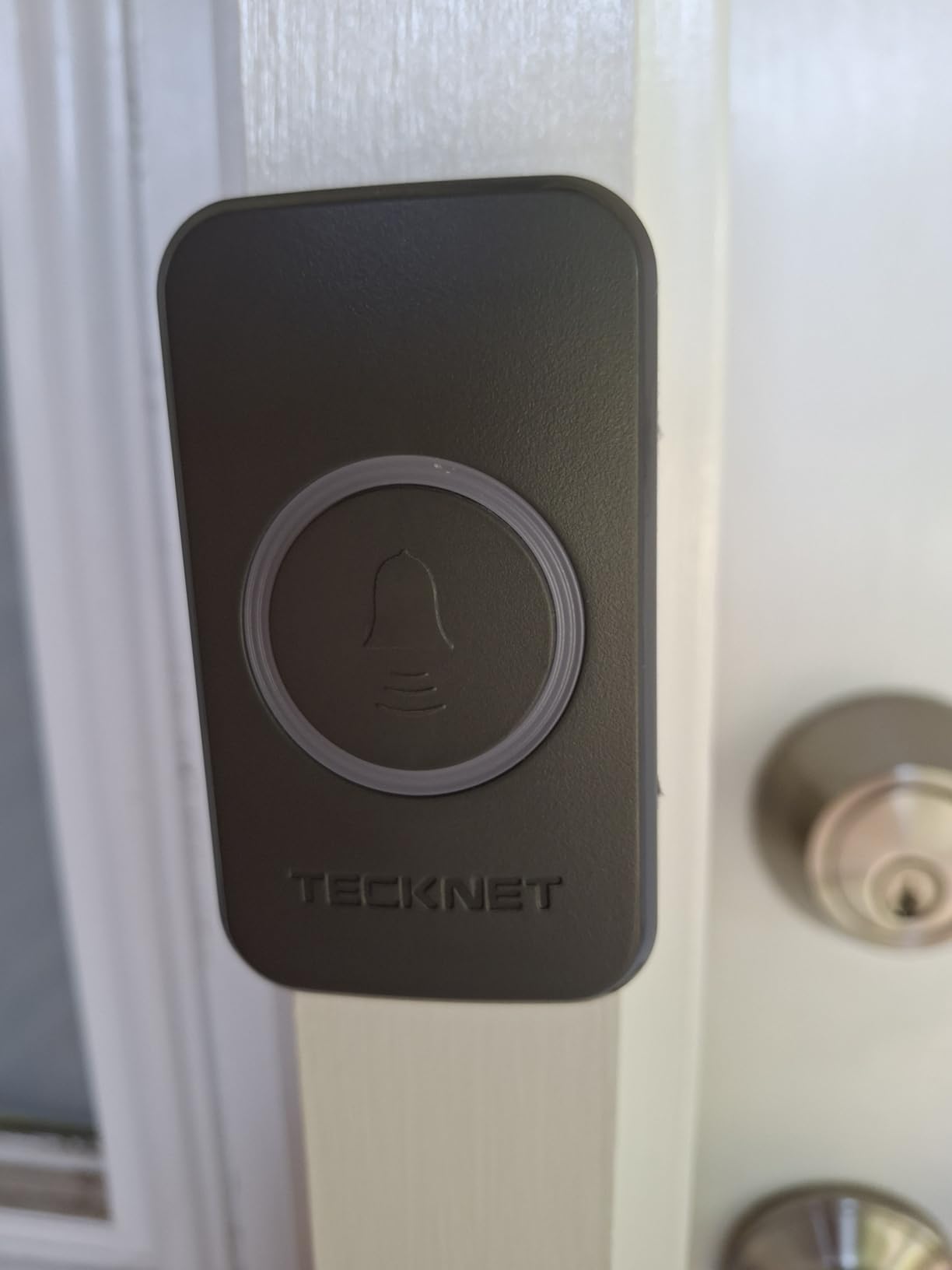 TECKNET Wireless Doorbells for Home, IP65 Waterproof 1,970Ft 120dB Door Bell Ringer Wireless for Classroom with 60 Chimes & 5 Volume Levels, RGB Flash, Tarnish customer photo 2