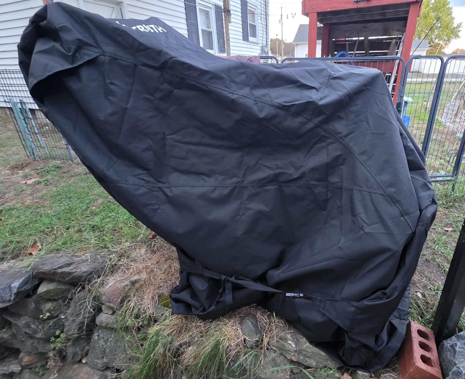 Snow Blower Cover, 900D Snowblower Cover Fits Single & Two Stage | Waterproof Marine-Grade Oxford Fabric, UV & Tear Resistant Outdoor Snow Thrower Cover Universal Fit for EGO, Honda, Cub Cadet customer photo 1