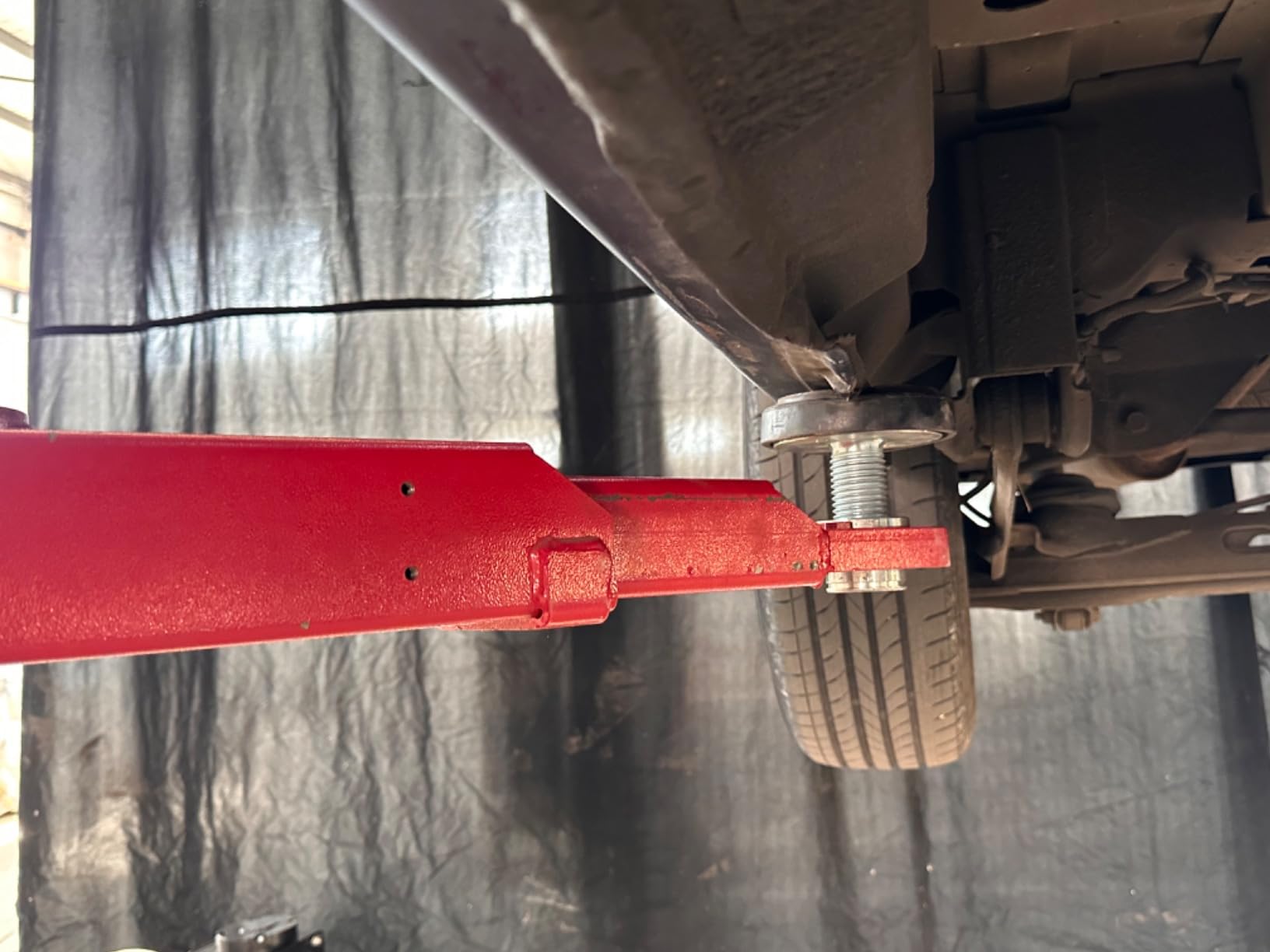 KATOOL Single Point Lock Release 12000lbs Lifting Capacity 4.0HP 2/Two Post Lift Automotive Car Lift Clearfloor customer photo 2