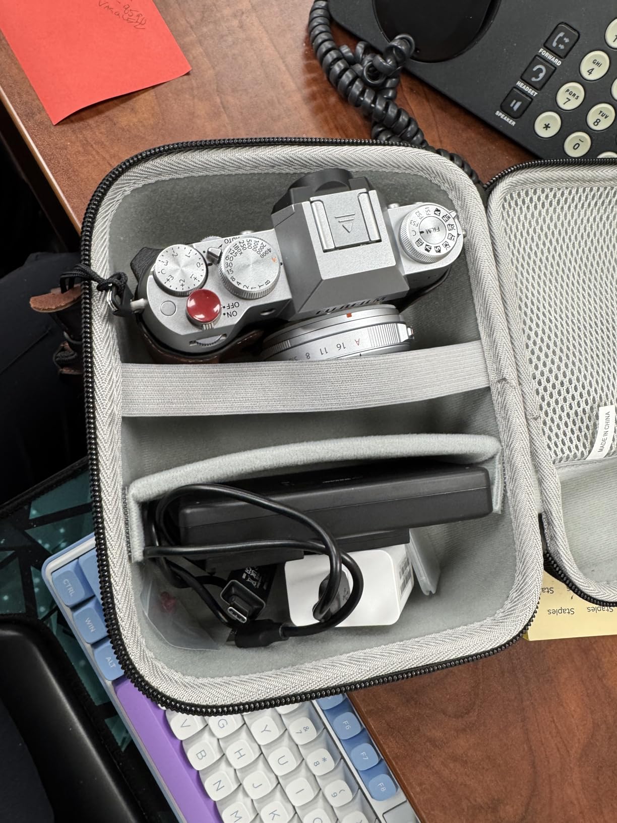 Hard EVA Carrying Case Compatible with Fujifilm X-T50, X-T5, X-T30 II, X-T30, X-T10, X-T20 Mirrorless Digital Camera Kit storage box (Fits 16-50mm / 18-55mm Lenses) customer photo 1