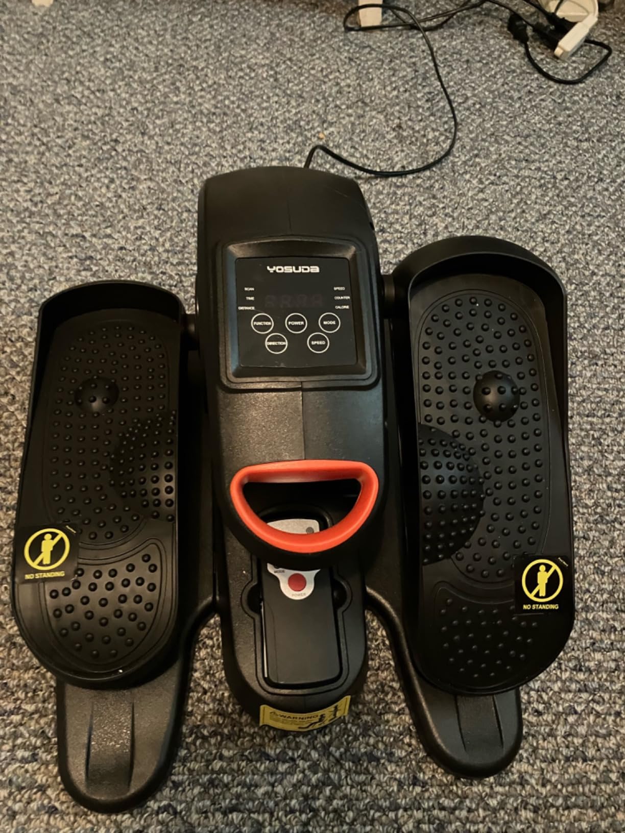 Under Desk Elliptical Machine, Seated Pedal Exerciser for Seniors | Fully Assembled, Portable Quiet Electric Leg Exerciser, Remote Control, Footstraps Included, Adjustable Speeds & Auto Mode customer photo 1