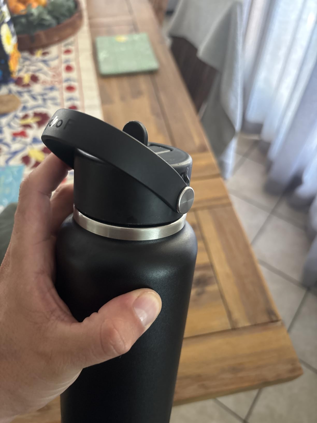 RTIC 32oz Outback Water Bottle, Ceramic Lined, Navy | Insulated, Stainless Steel, for Hot and Cold Drinks, Coffee, Car, Camping, Running, Sports, and Travel, Leakproof customer photo 1