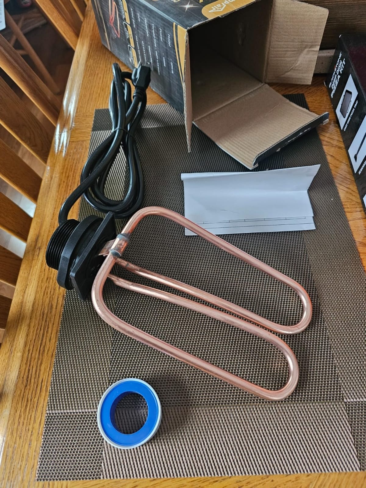 Submersible Stock Tank Heater Fit for rubbermaid Stock Tanks, 1500W Deicer, Thermostatically Controlled, Rubbermaid Water Trough Heater, Water Trough Heater for Livestock, Three-Years Free Replacement customer photo 2